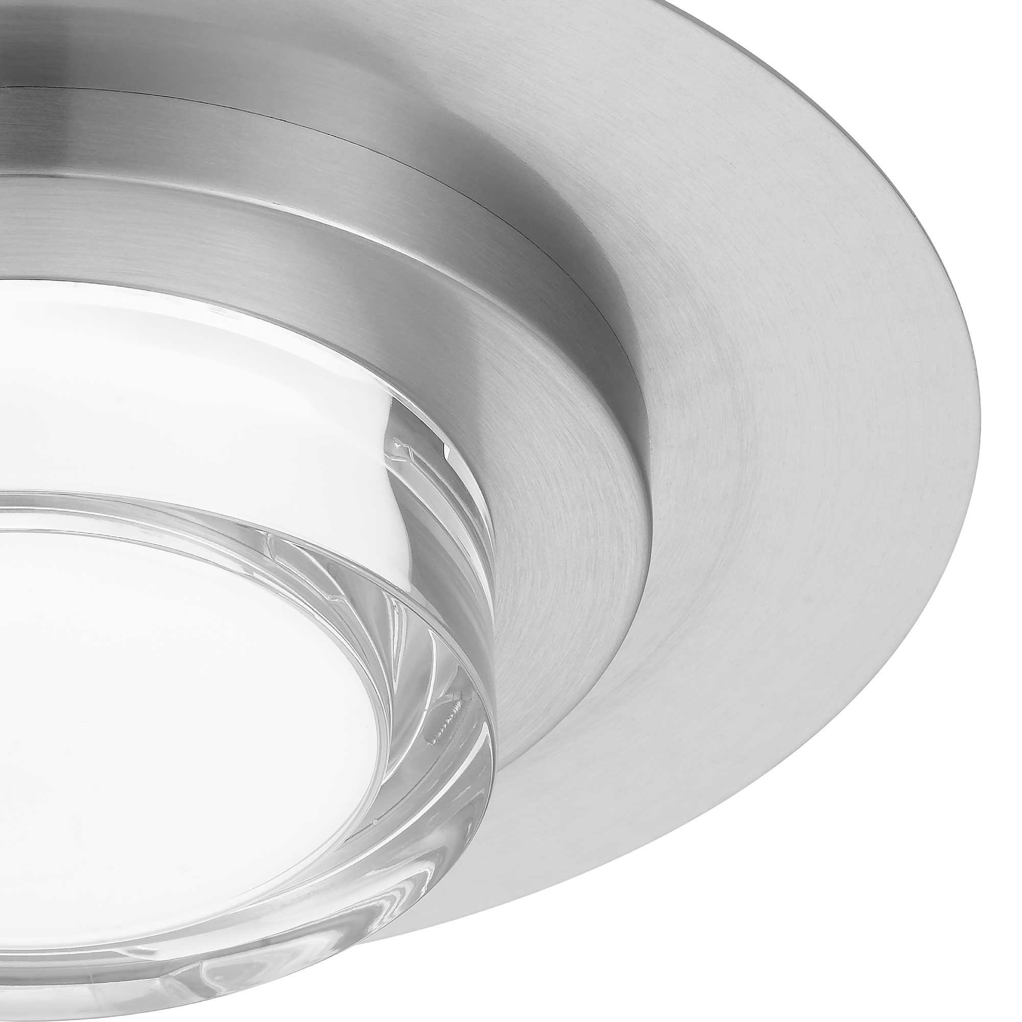 Alteck Plate 12-Inch Stainless Steel 3-CCT LED Outdoor Flush Mount Light - AFM0012-3CCT-W-BSS - Product Image 5