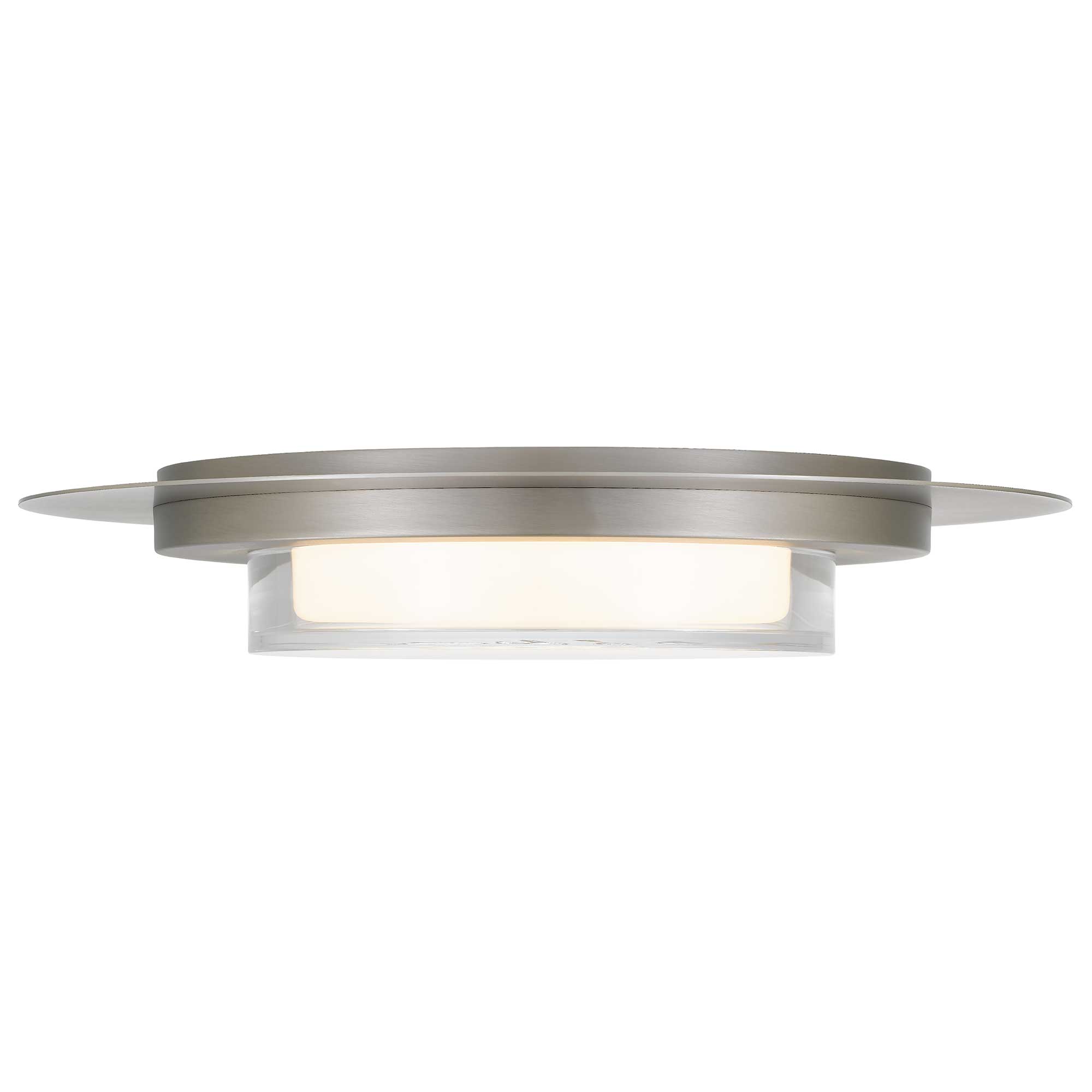 Alteck Plate 16-Inch Stainless Steel 3-CCT LED Outdoor Flush Mount Light - AFM0013-3CCT-W-BSS - Product Image 3