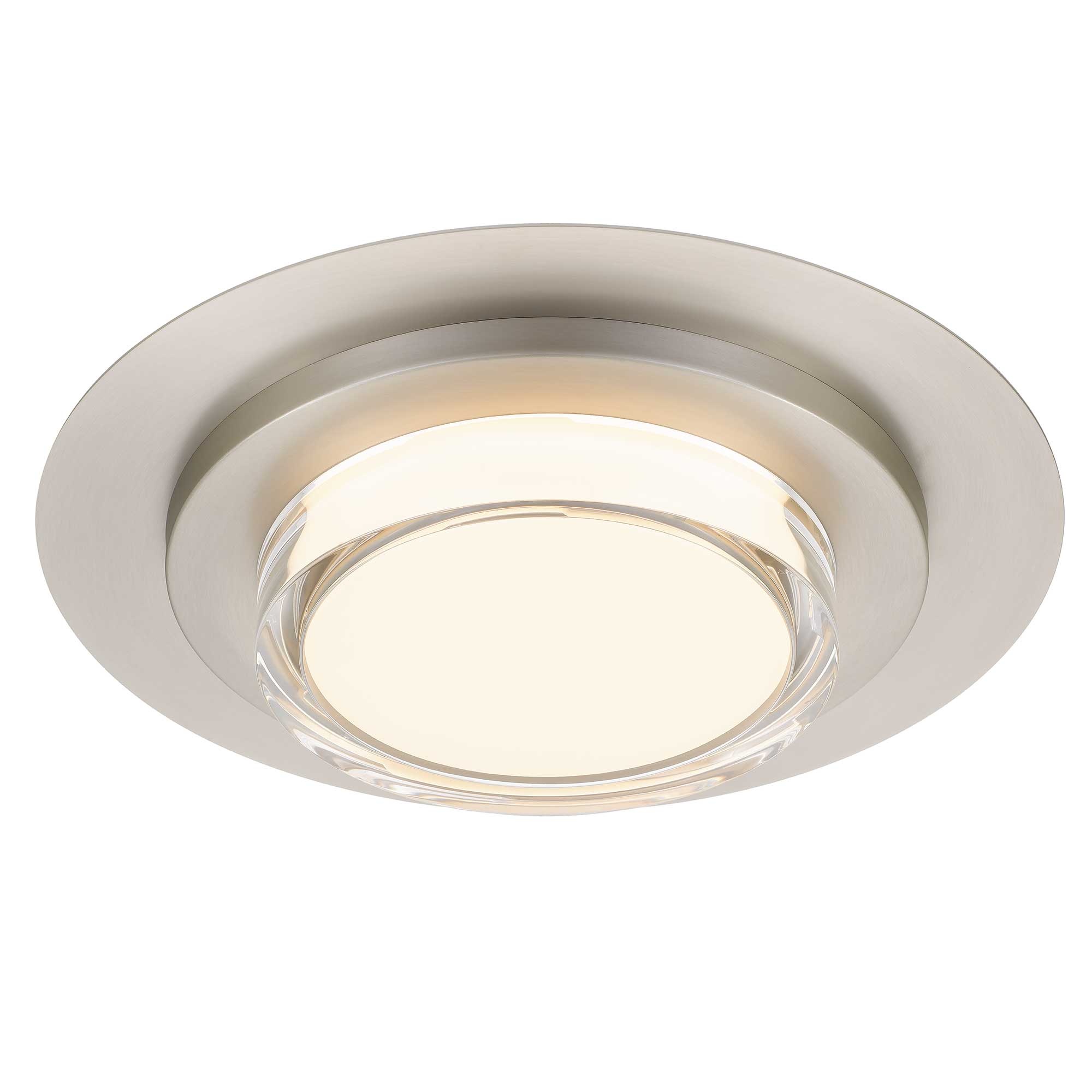 Alteck Plate 16-Inch Stainless Steel 3-CCT LED Outdoor Flush Mount Light - AFM0013-3CCT-W-BSS - Product Image 4