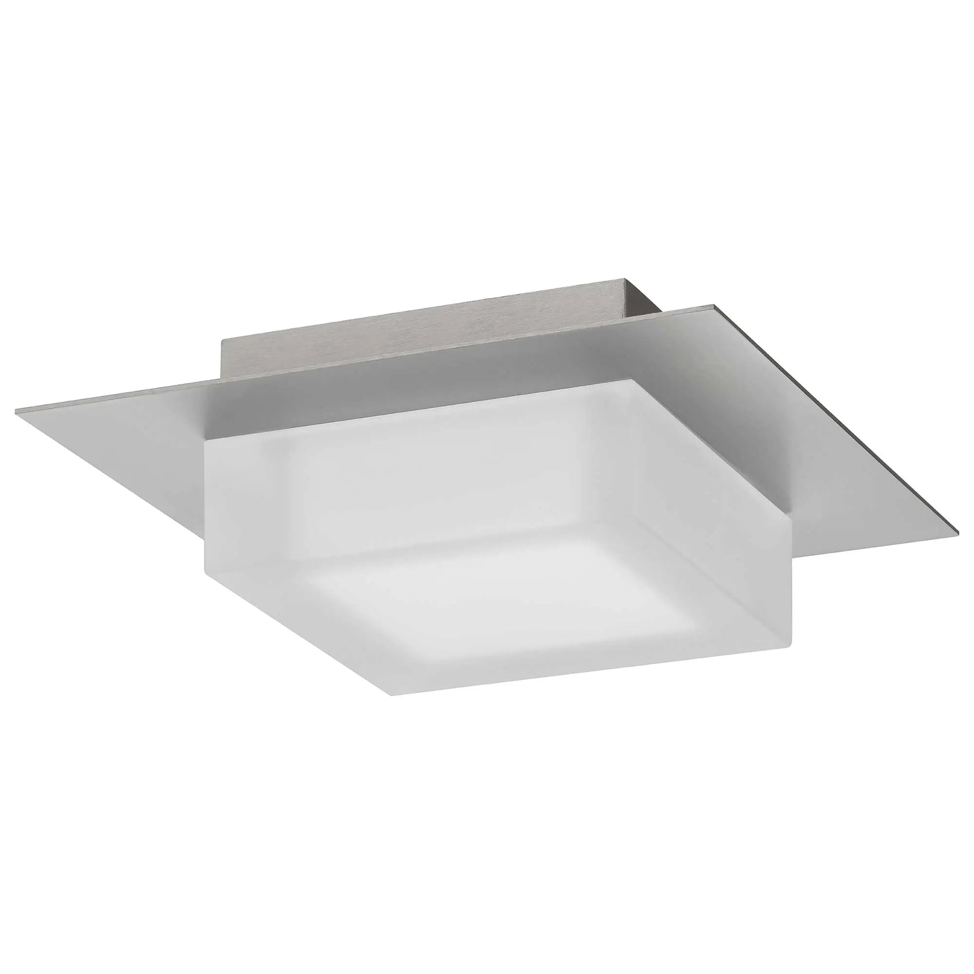 Alteck Foursquare 8-Inch Stainless Steel 3-CCT LED Outdoor Flush Mount Light - AFM0014-3CCT-W-BSS - Product Image 2