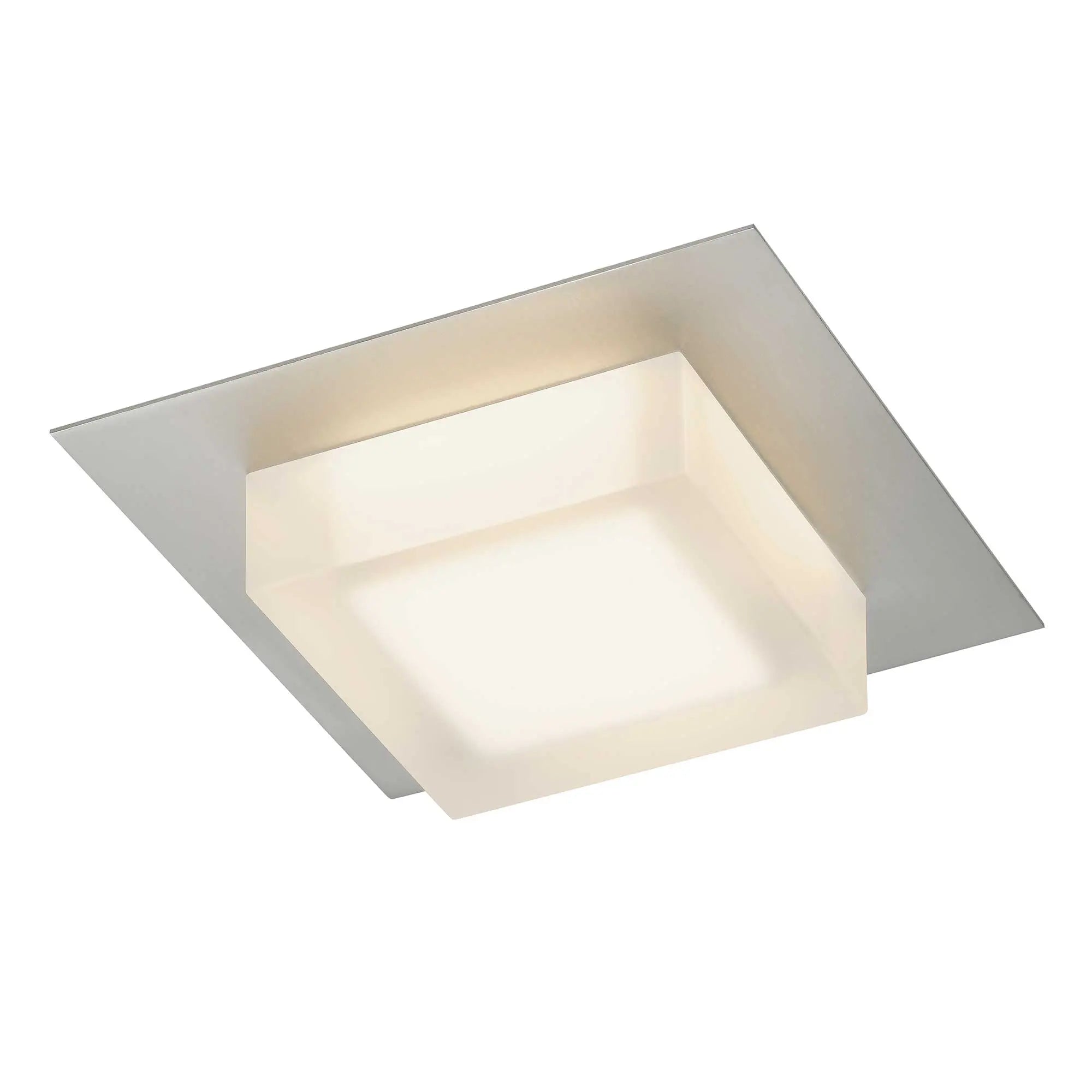 Alteck Foursquare 8-Inch Stainless Steel 3-CCT LED Outdoor Flush Mount Light - AFM0014-3CCT-W-BSS - Product Image 3