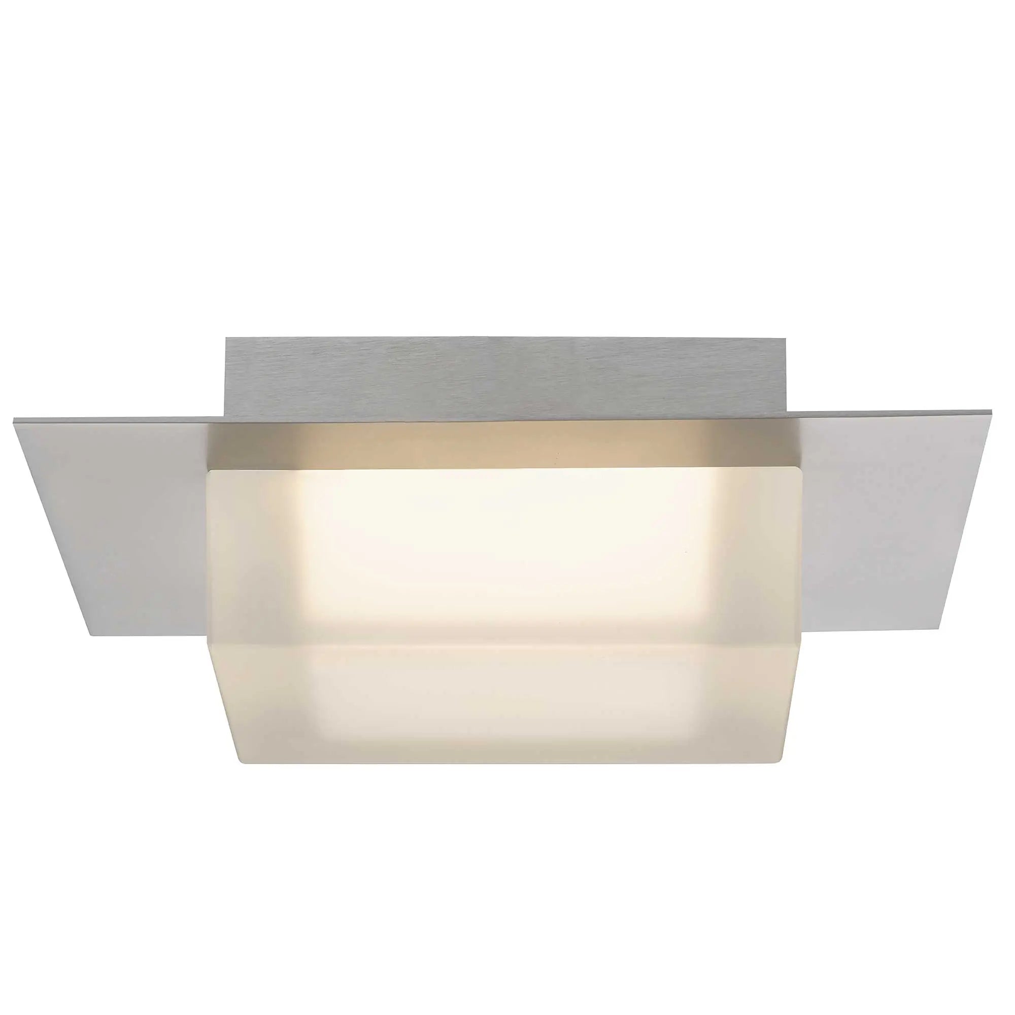 Alteck Foursquare 8-Inch Stainless Steel 3-CCT LED Outdoor Flush Mount Light - AFM0014-3CCT-W-BSS - Product Image 4