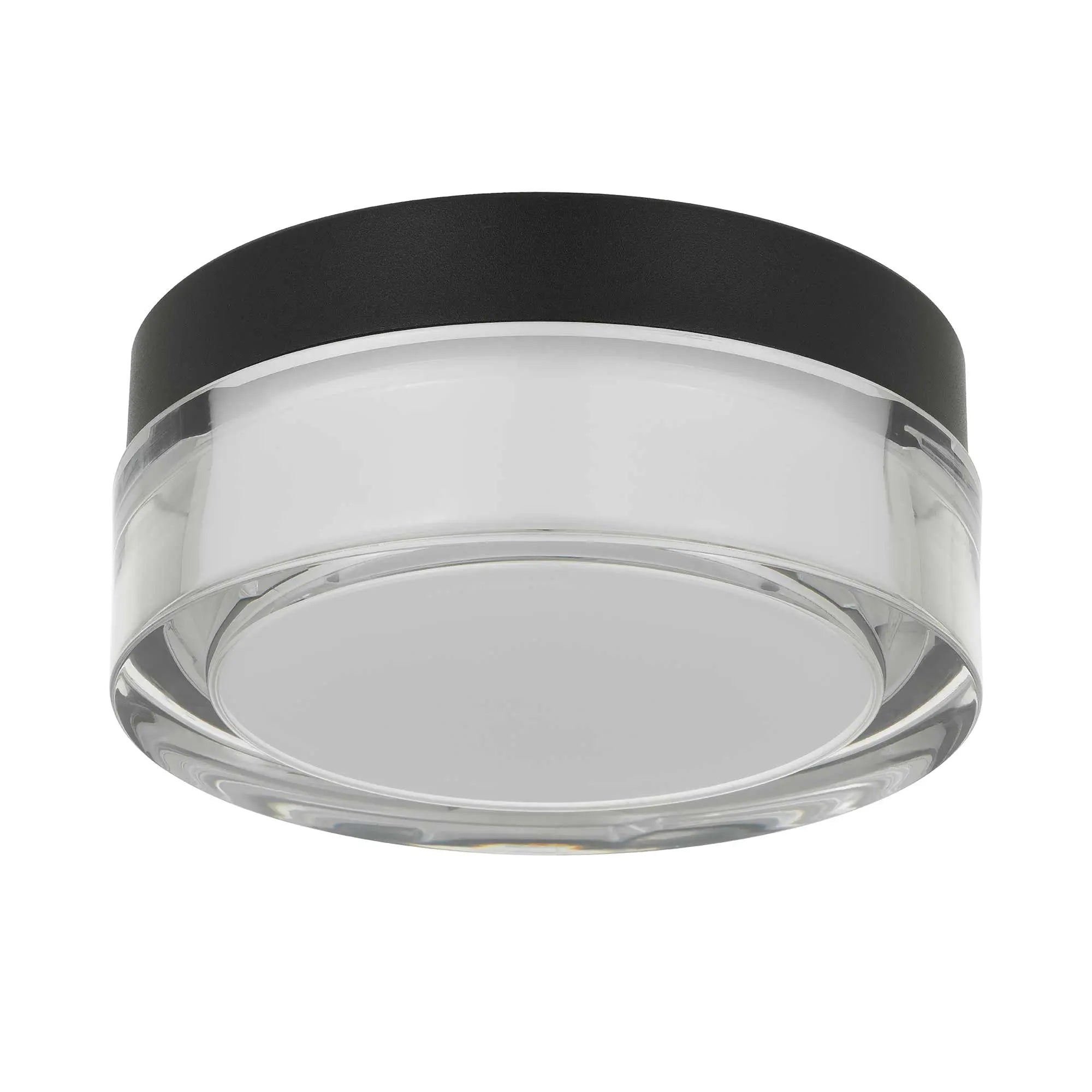 Alteck Sunspot 6-Inch Black 3-CCT LED Outdoor Flush Mount Light - AFM0016-3CCT-W-BK - Product Image 2