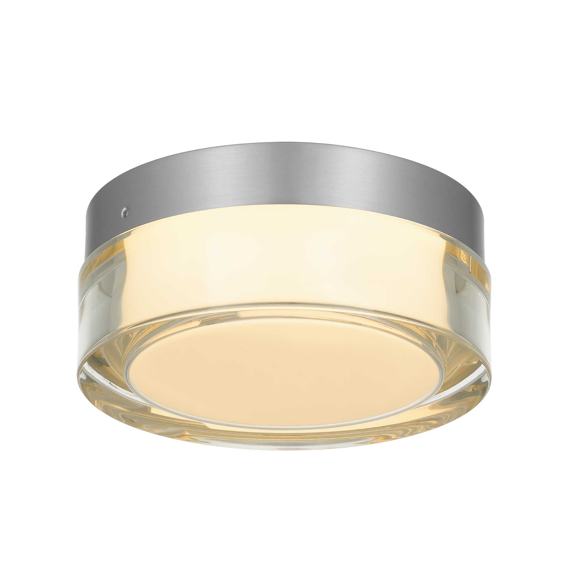 Alteck Sunspot 6-Inch Stainless Steel 3-CCT LED Outdoor Flush Mount Light - AFM0016-3CCT-W-BSS