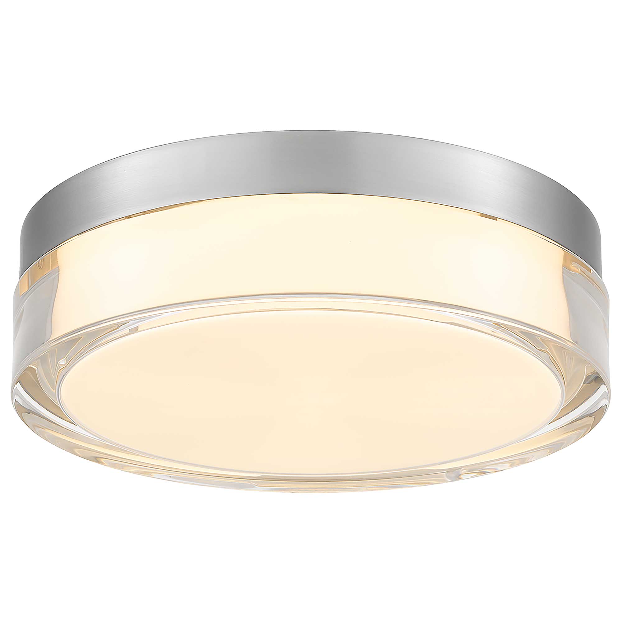 Alteck Sunspot 9-Inch Stainless Steel 3-CCT LED Outdoor Flush Mount Light - AFM0017-3CCT-W-BSS