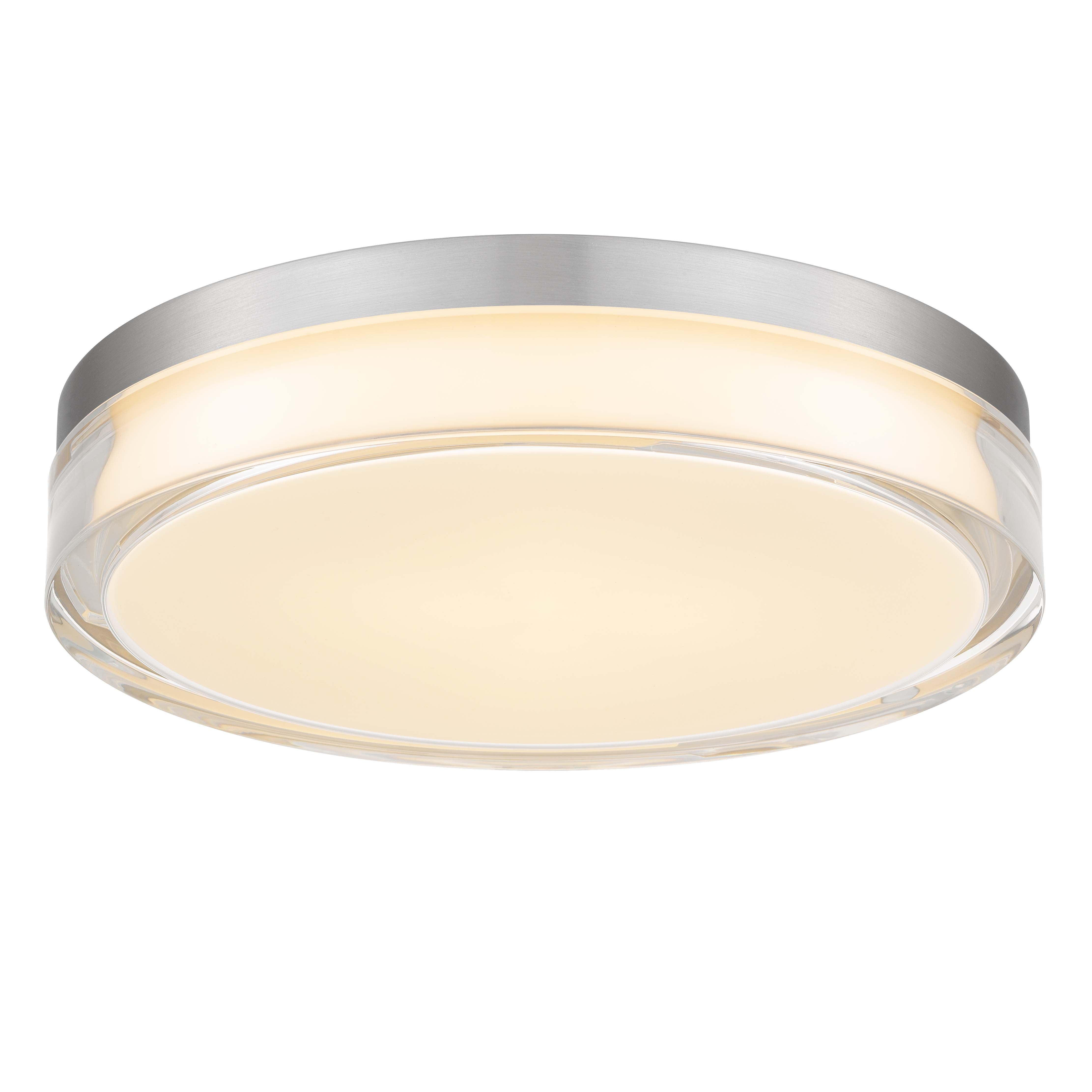 Alteck Sunspot 12-Inch Stainless Steel 3-CCT LED Outdoor Flush Mount Light - AFM0018-3CCT-W-BSS