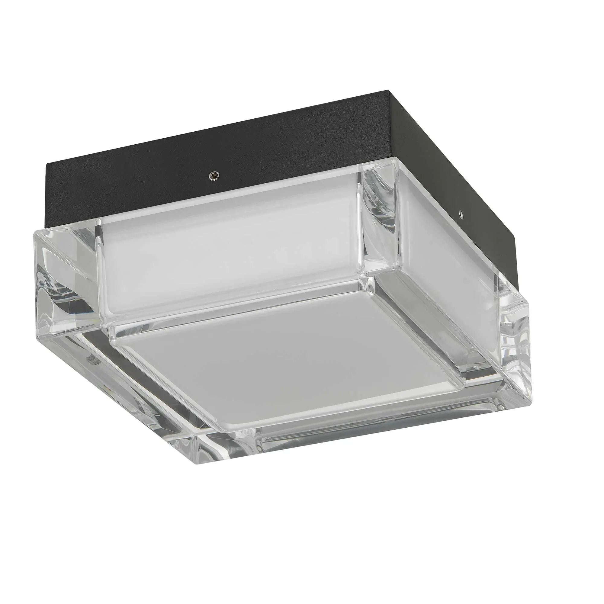 Alteck Box 5-Inch Black 3-CCT LED Outdoor Flush Mount Light - AFM0019-3CCT-W-BK - Product Image 2