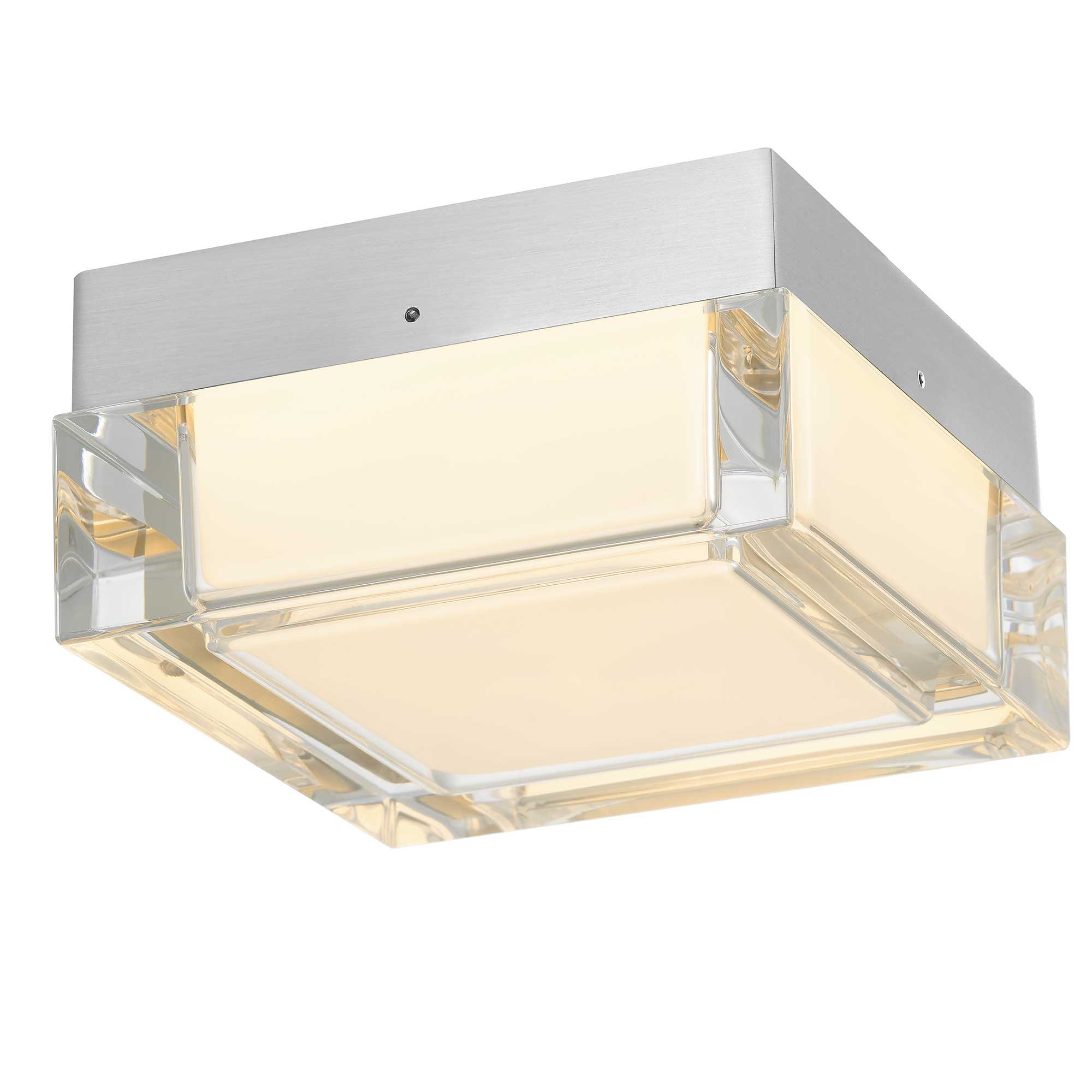 Alteck Box 5-Inch Stainless Steel 3-CCT LED Outdoor Flush Mount Light - AFM0019-3CCT-W-BSS