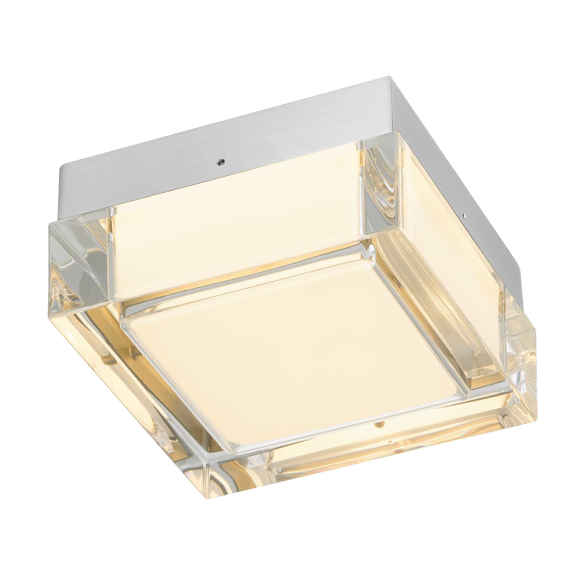 Alteck Box 5-Inch Stainless Steel 3-CCT LED Outdoor Flush Mount Light - AFM0019-3CCT-W-BSS - Product Image 3