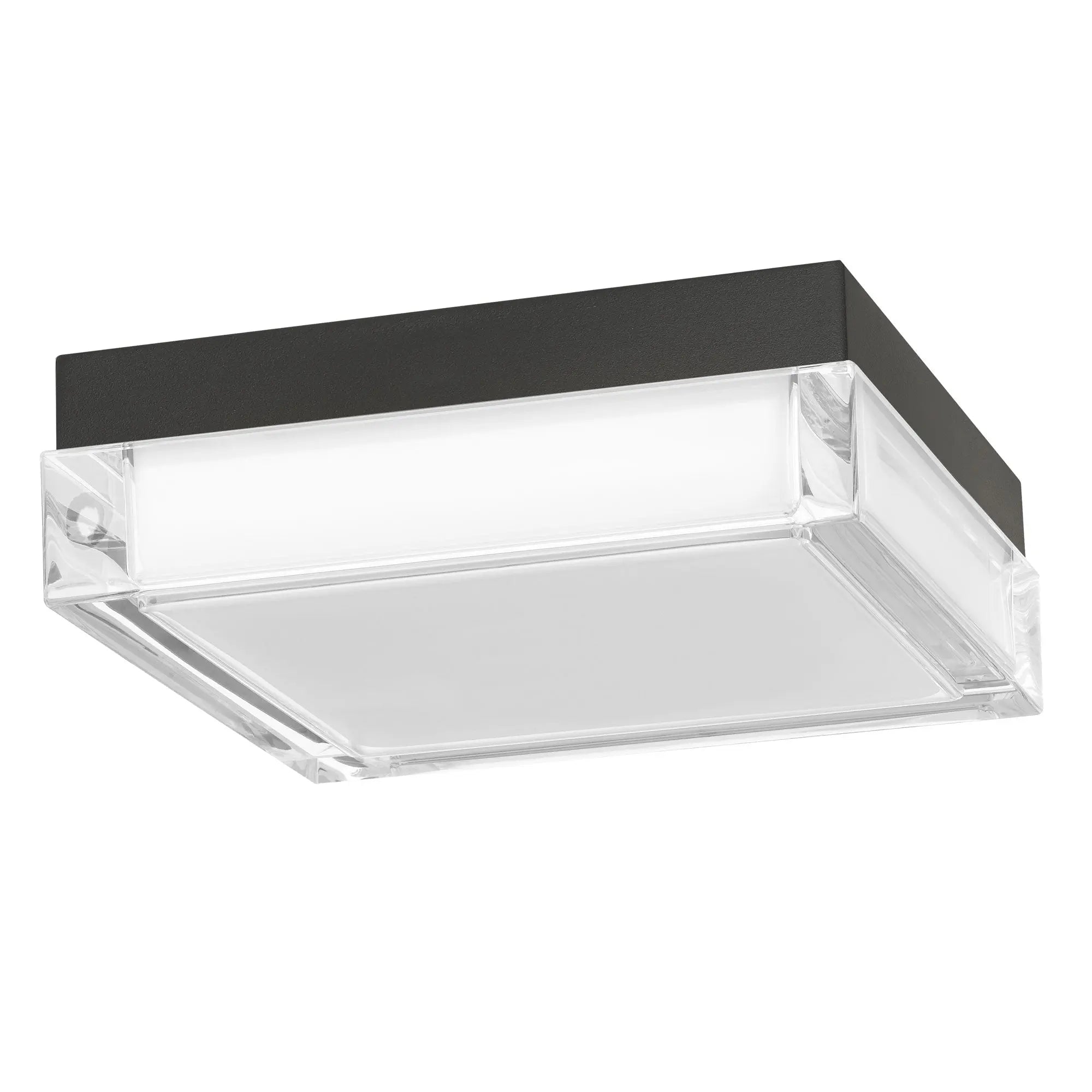 Alteck Box 8-Inch Black 3-CCT LED Outdoor Flush Mount Light - AFM0020-3CCT-W-BK - Product Image 2
