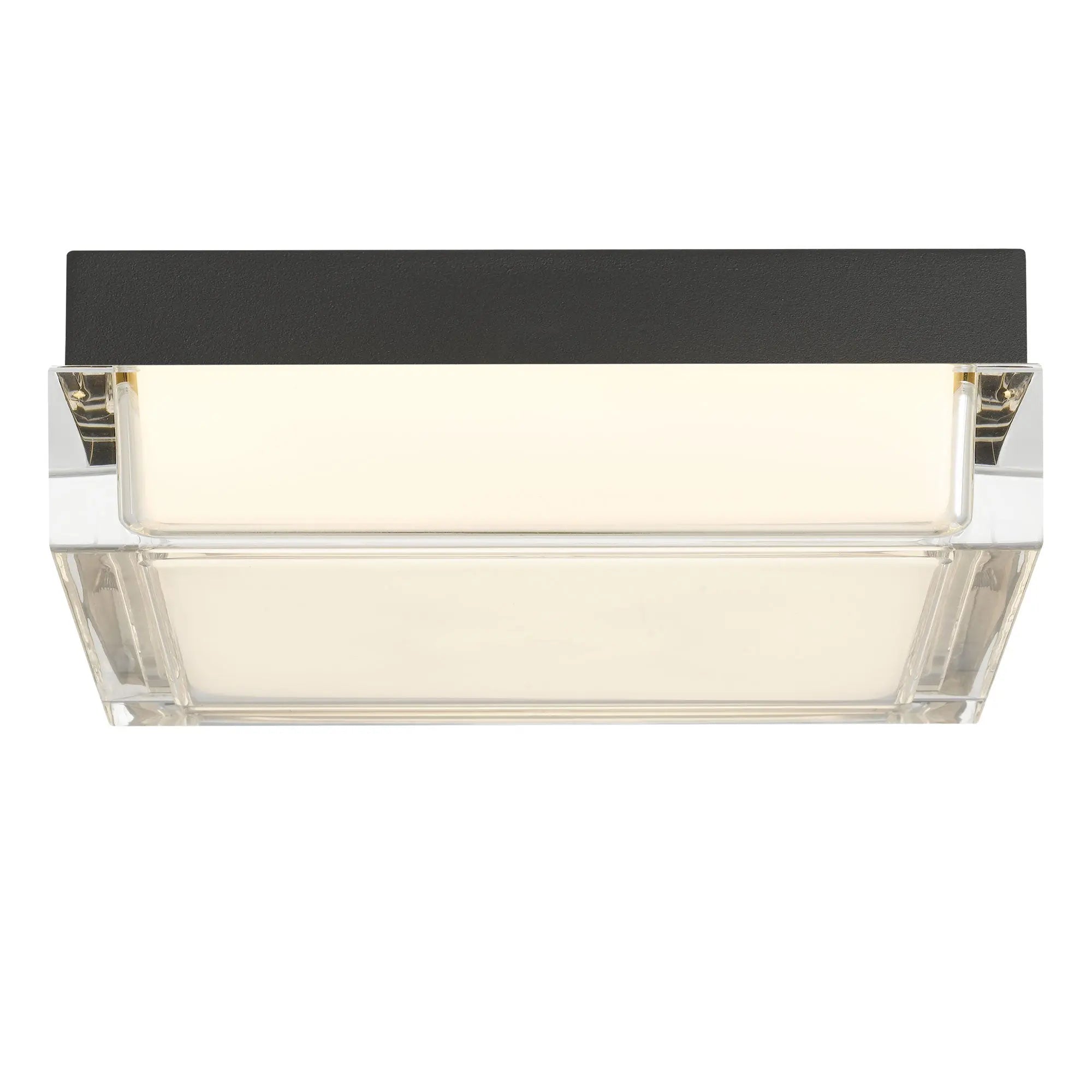 Alteck Box 8-Inch Black 3-CCT LED Outdoor Flush Mount Light - AFM0020-3CCT-W-BK - Product Image 4