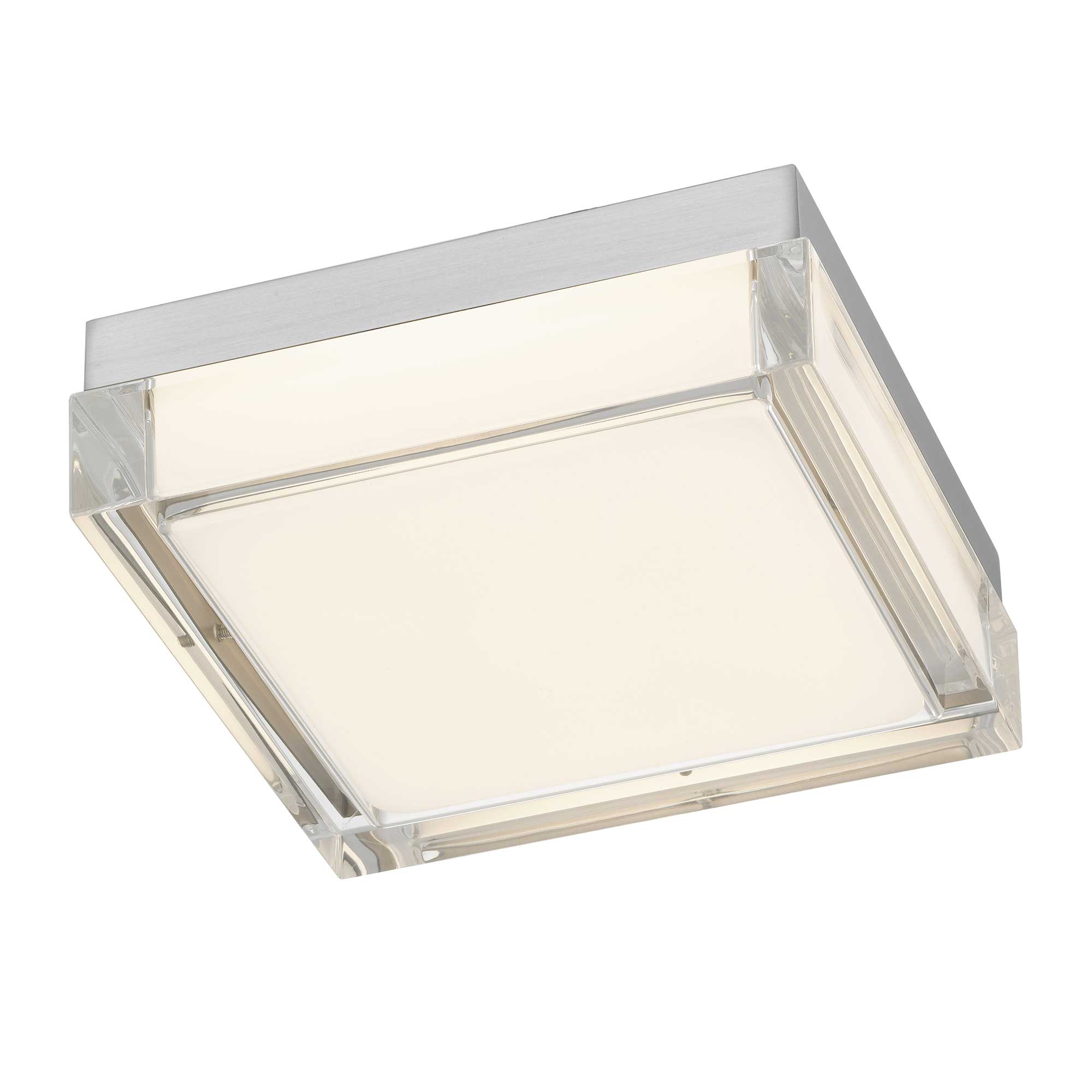 Alteck Box 8-Inch Stainless Steel 3-CCT LED Outdoor Flush Mount Light - AFM0020-3CCT-W-BSS - Product Image 3