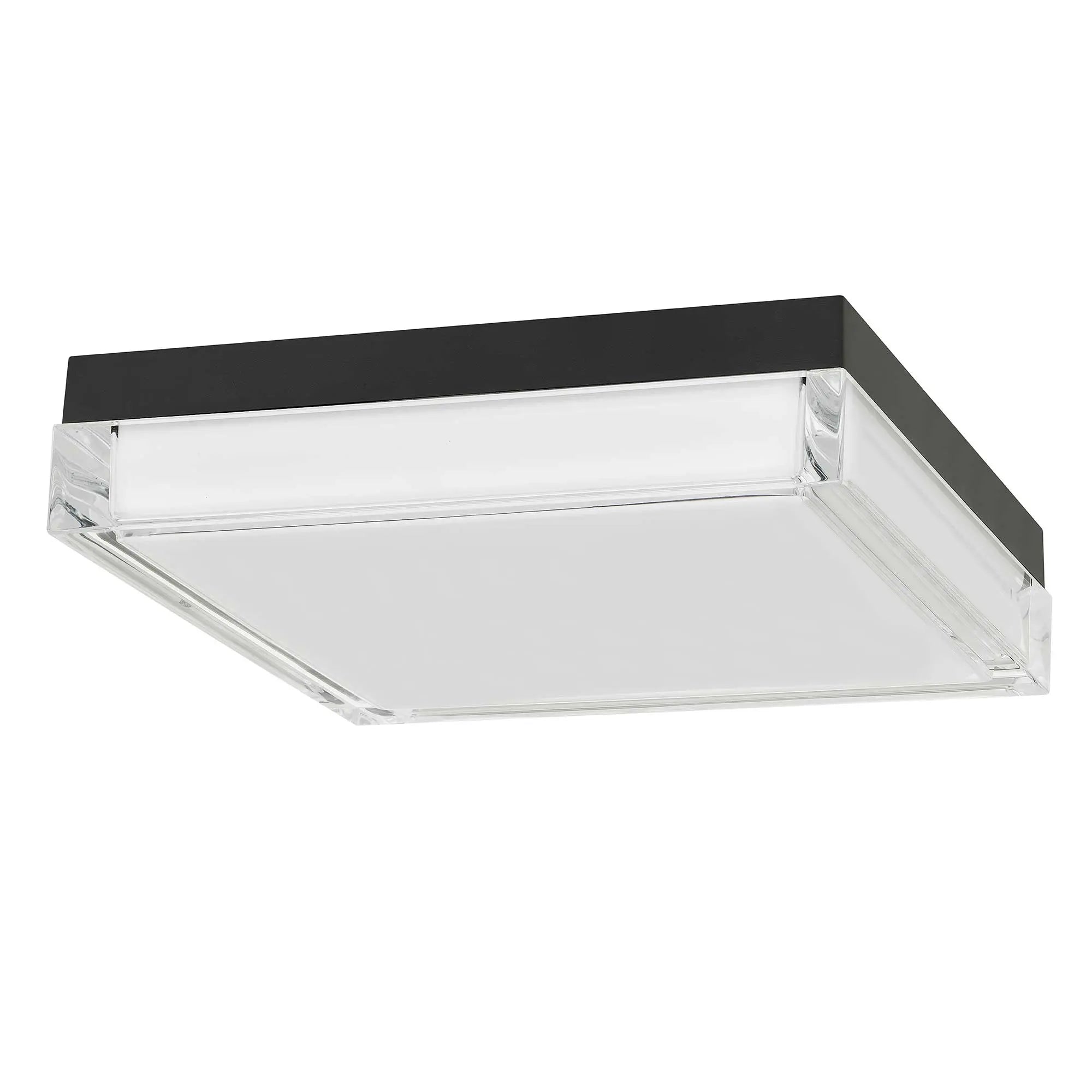 Alteck Box 11-Inch Black 3-CCT LED Outdoor Flush Mount Light - AFM0021-3CCT-W-BK - Product Image 2