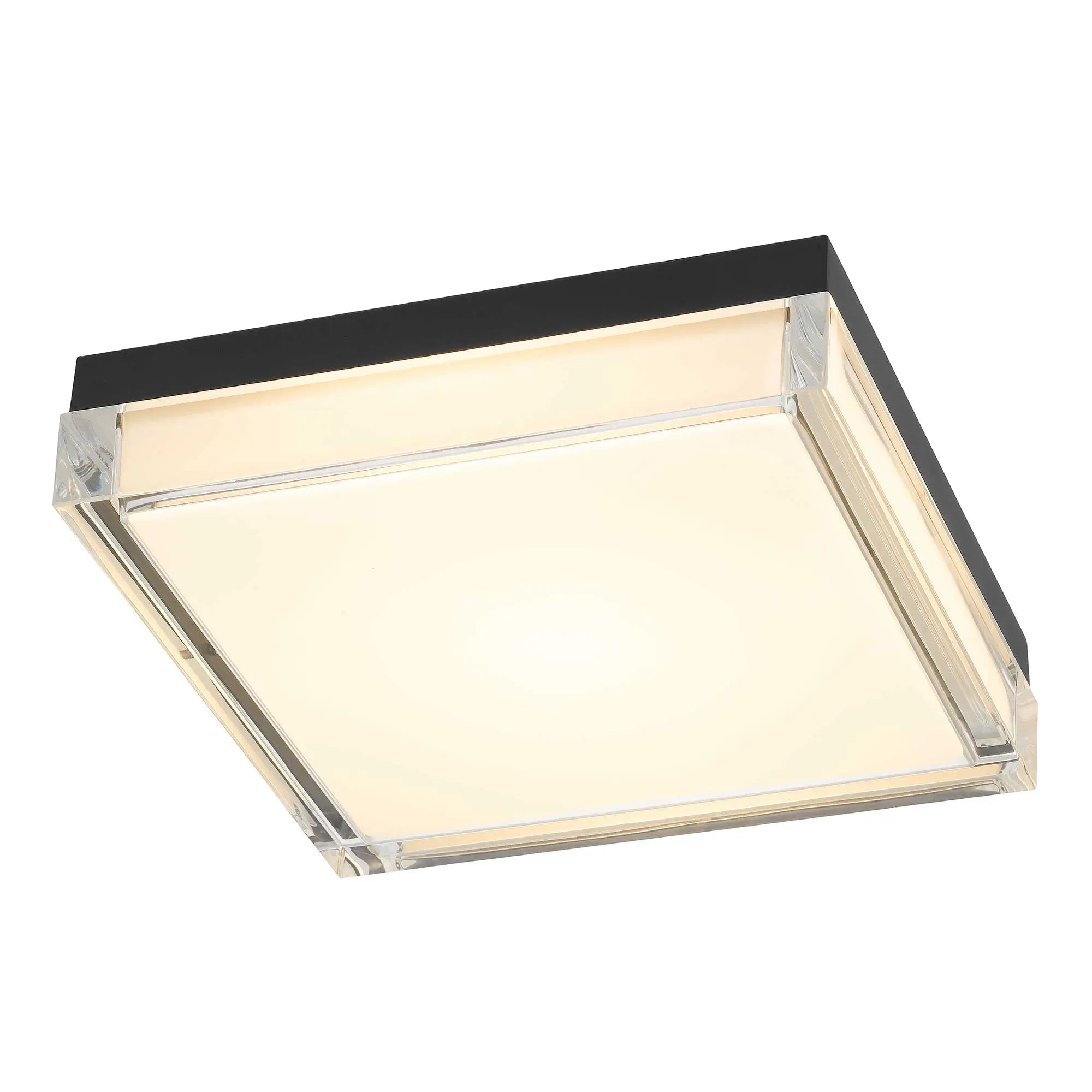 Alteck Box 11-Inch Black 3-CCT LED Outdoor Flush Mount Light - AFM0021-3CCT-W-BK - Product Image 3