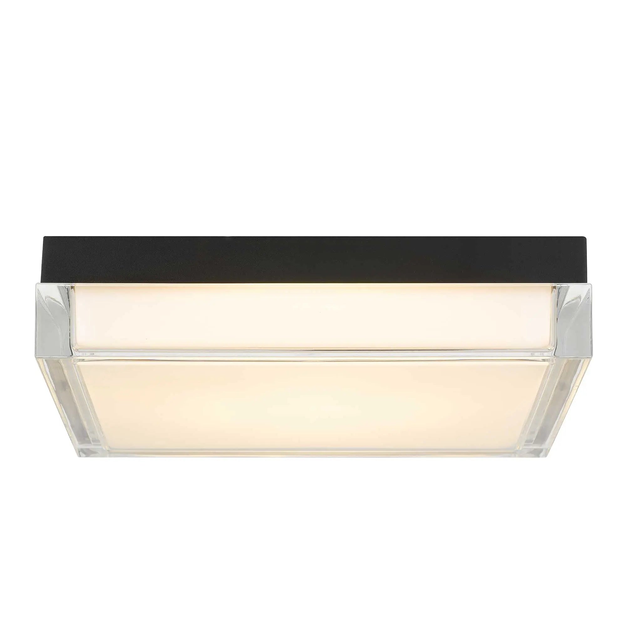 Alteck Box 11-Inch Black 3-CCT LED Outdoor Flush Mount Light - AFM0021-3CCT-W-BK - Product Image 4