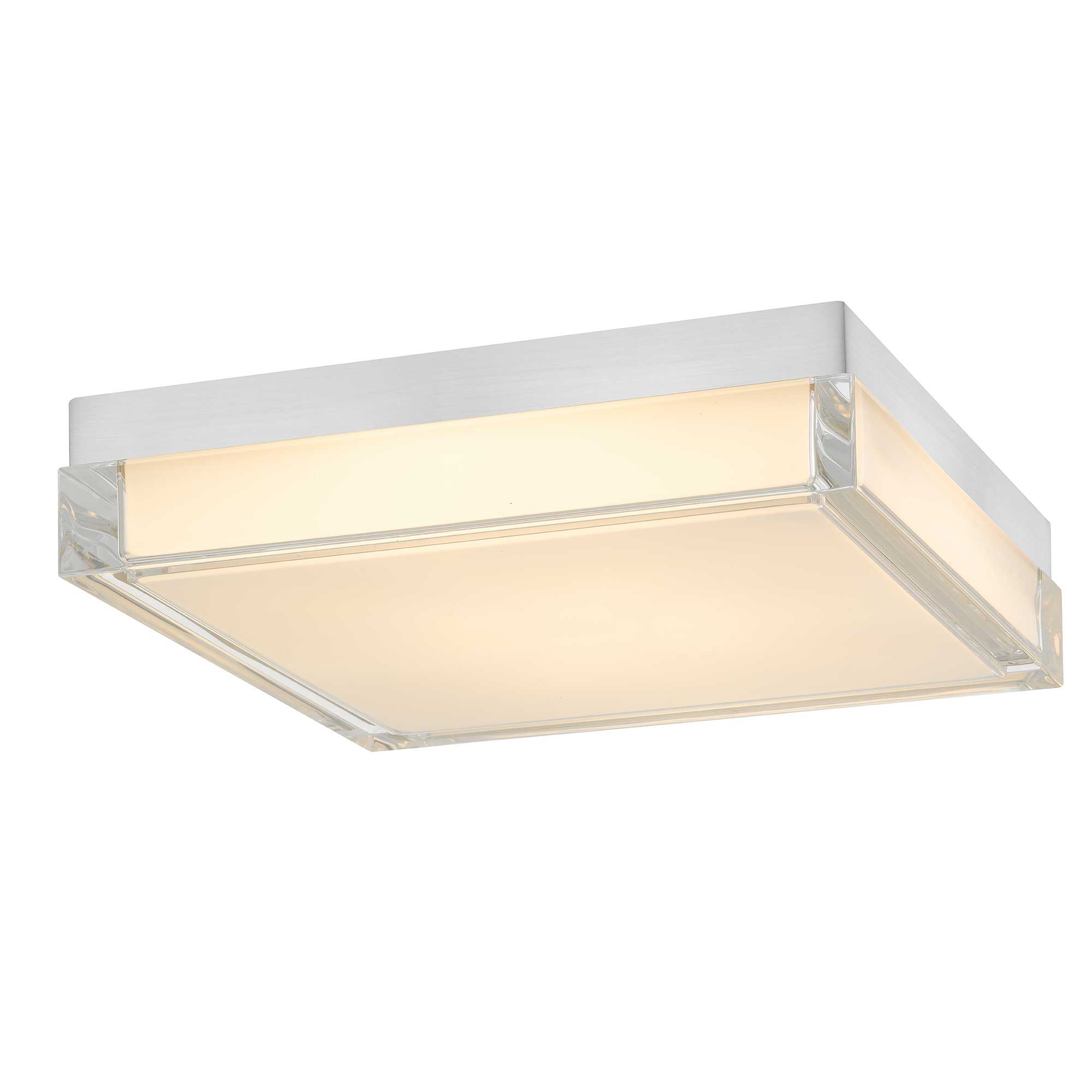 Alteck Box 11-Inch Stainless Steel 3-CCT LED Outdoor Flush Mount Light - AFM0021-3CCT-W-BSS