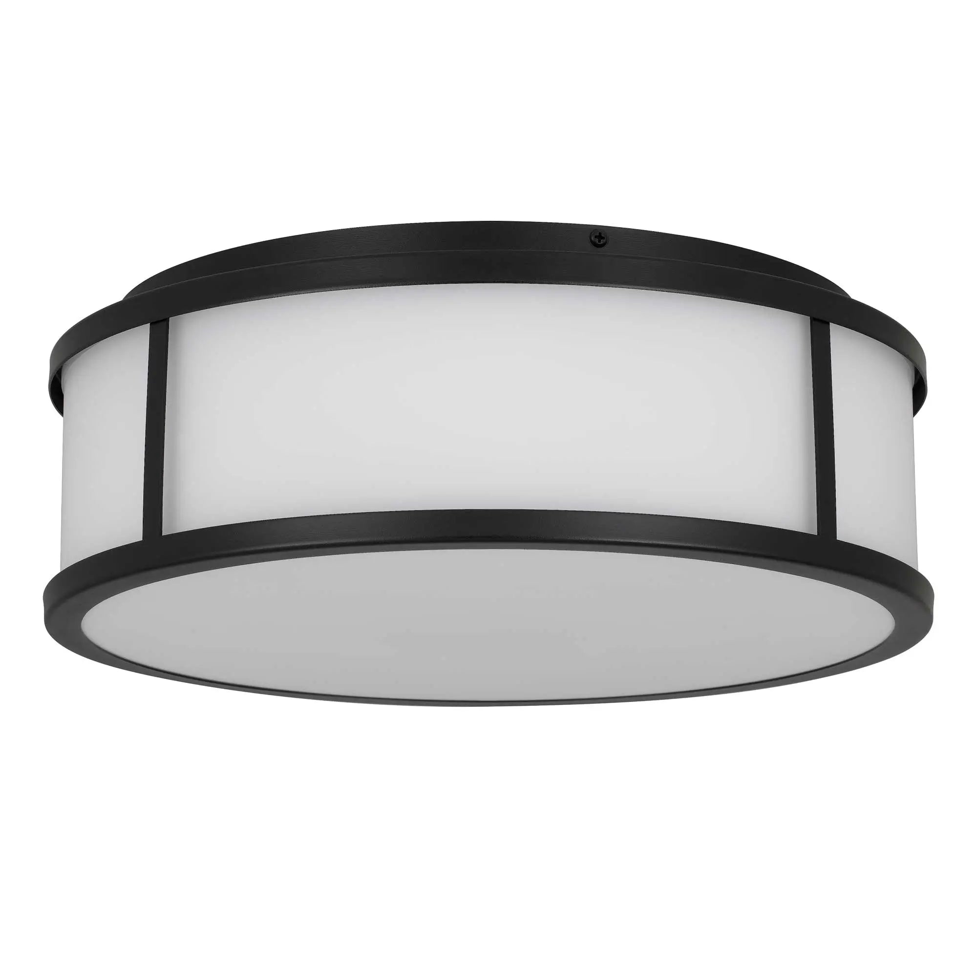 Alteck Panel Round 14-Inch Black 3-CCT LED Outdoor Flush Mount Light - AFM0023-3CCT-W-BK - Product Image 2