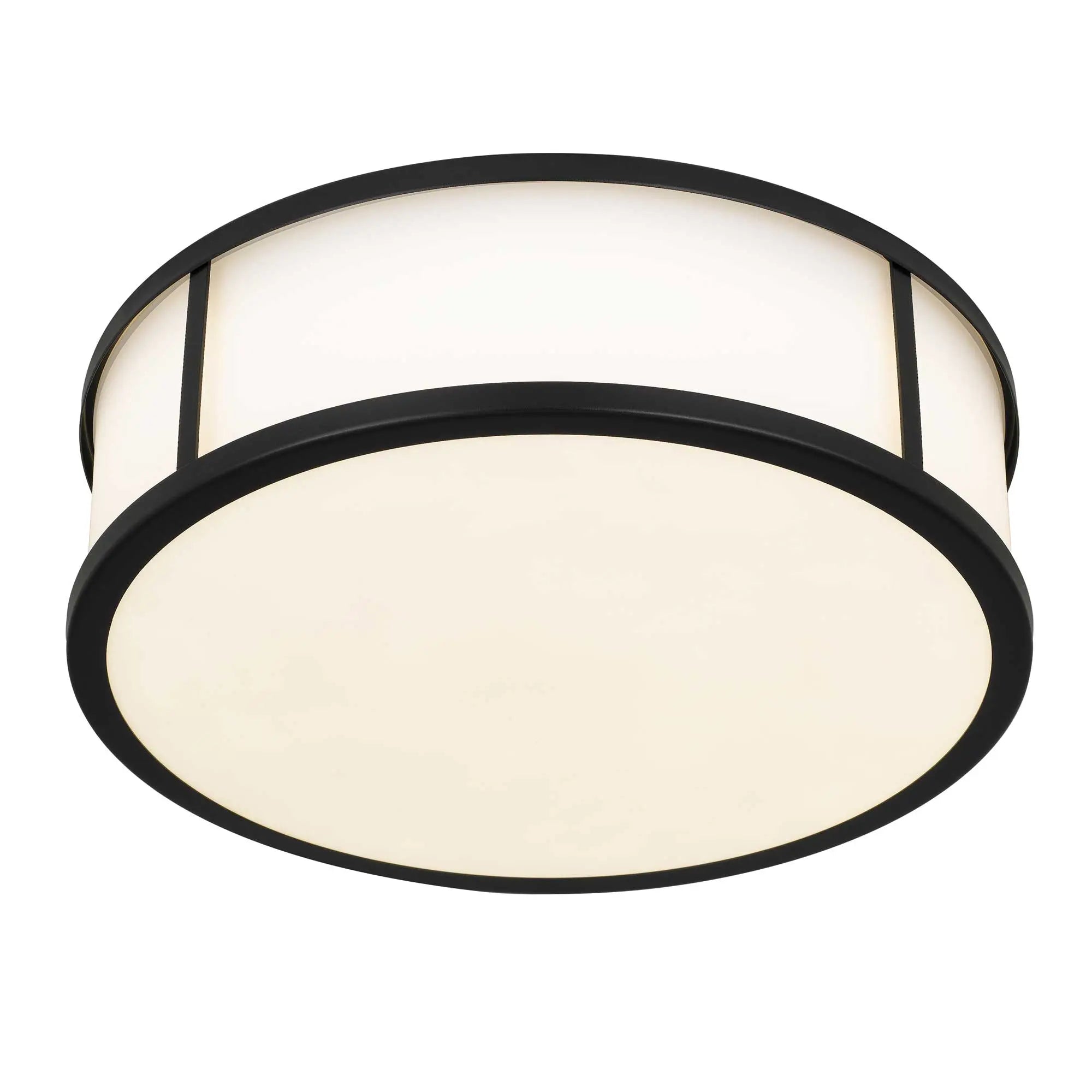 Alteck Panel Round 14-Inch Black 3-CCT LED Outdoor Flush Mount Light - AFM0023-3CCT-W-BK - Product Image 3