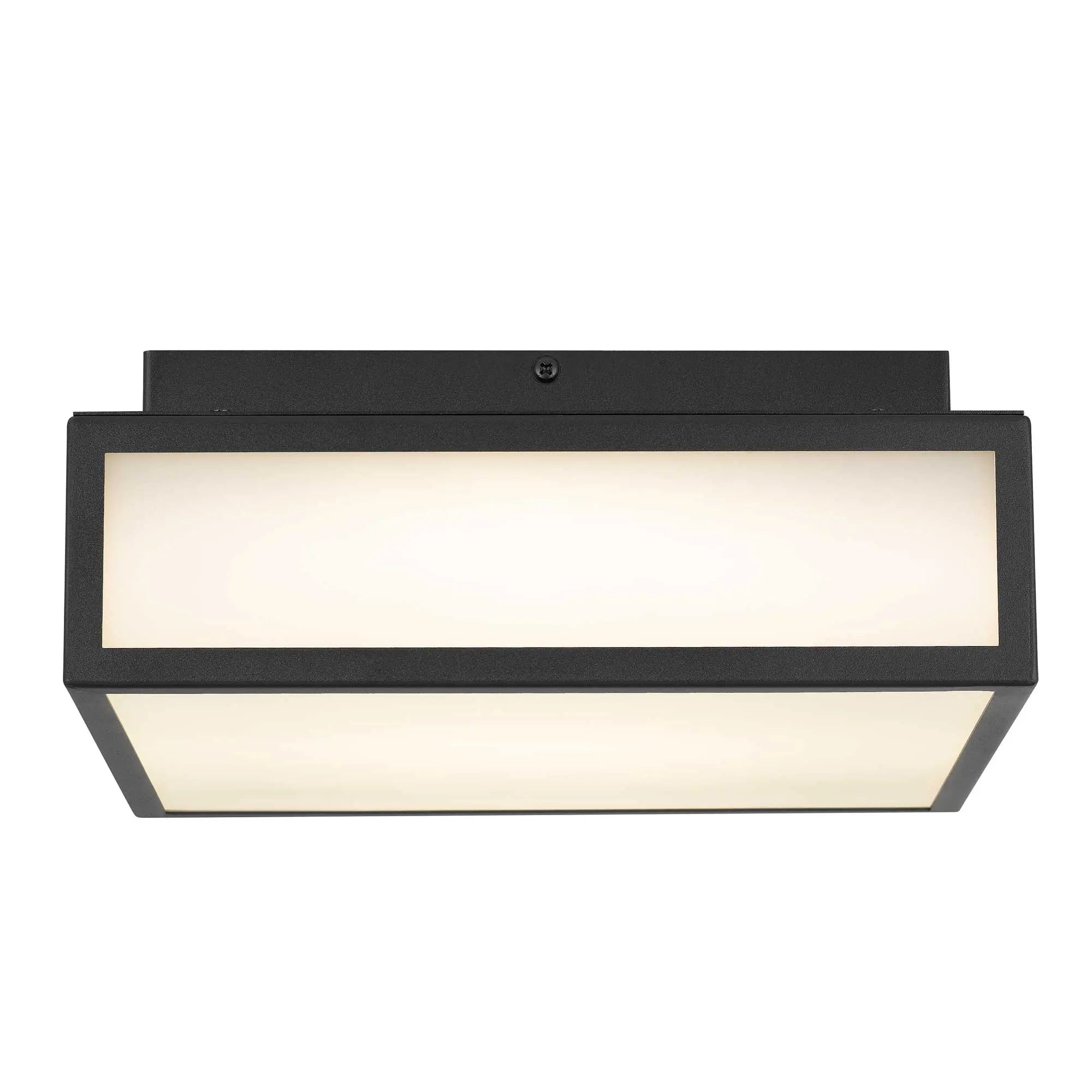 Alteck Panel Square 10-Inch Black 3-CCT LED Outdoor Flush Mount Light - AFM0024-3CCT-W-BK - Product Image 4