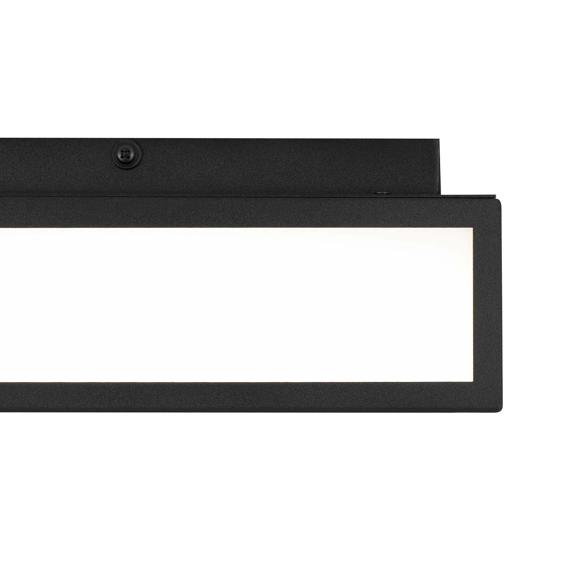 Alteck Panel Square 10-Inch Black 3-CCT LED Outdoor Flush Mount Light - AFM0024-3CCT-W-BK - Product Image 5
