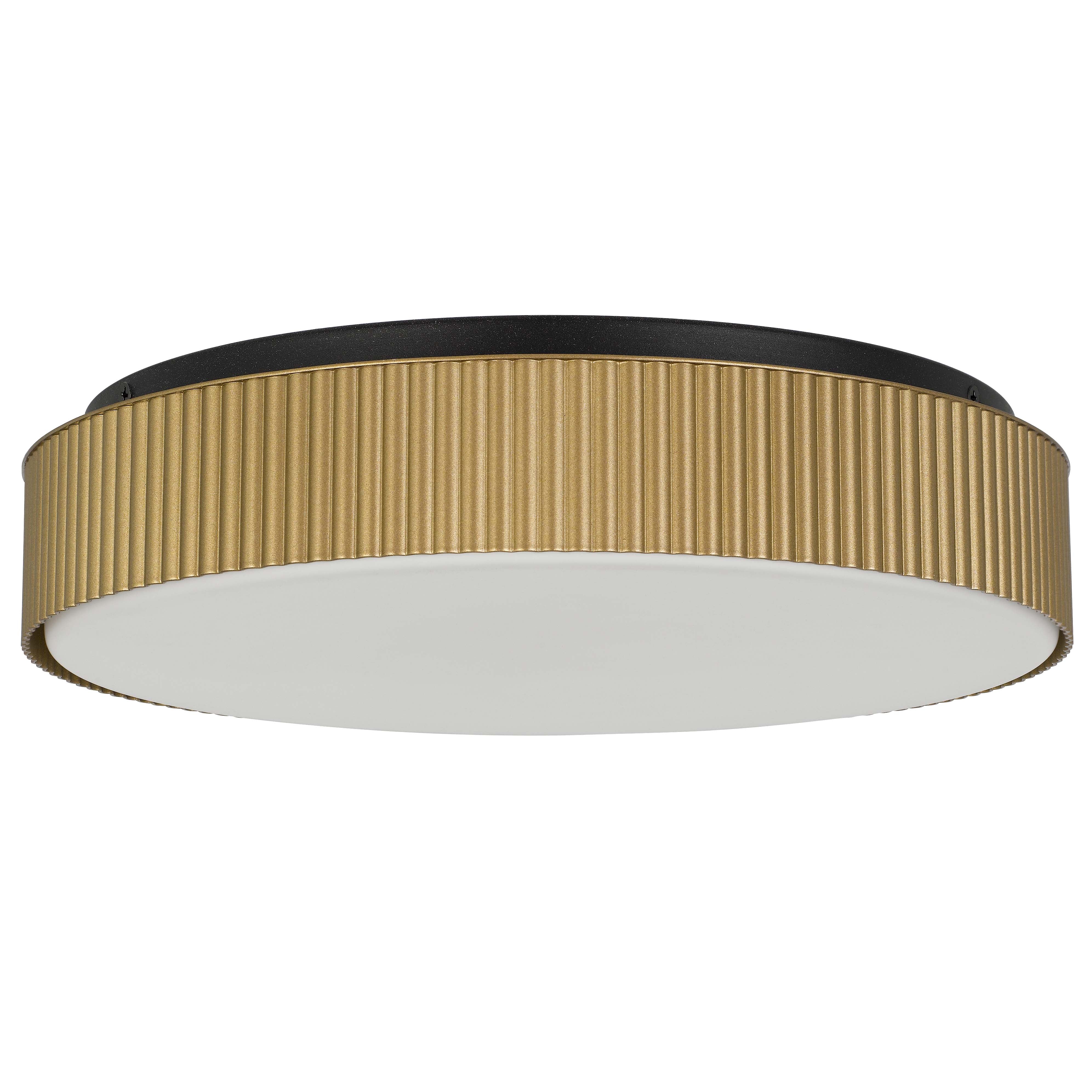 Alteck CHANNEL 13-Inch Black LED Outdoor Flush Mount Light - AFM0065-5CCT-W-BK/PB - Product Image 2