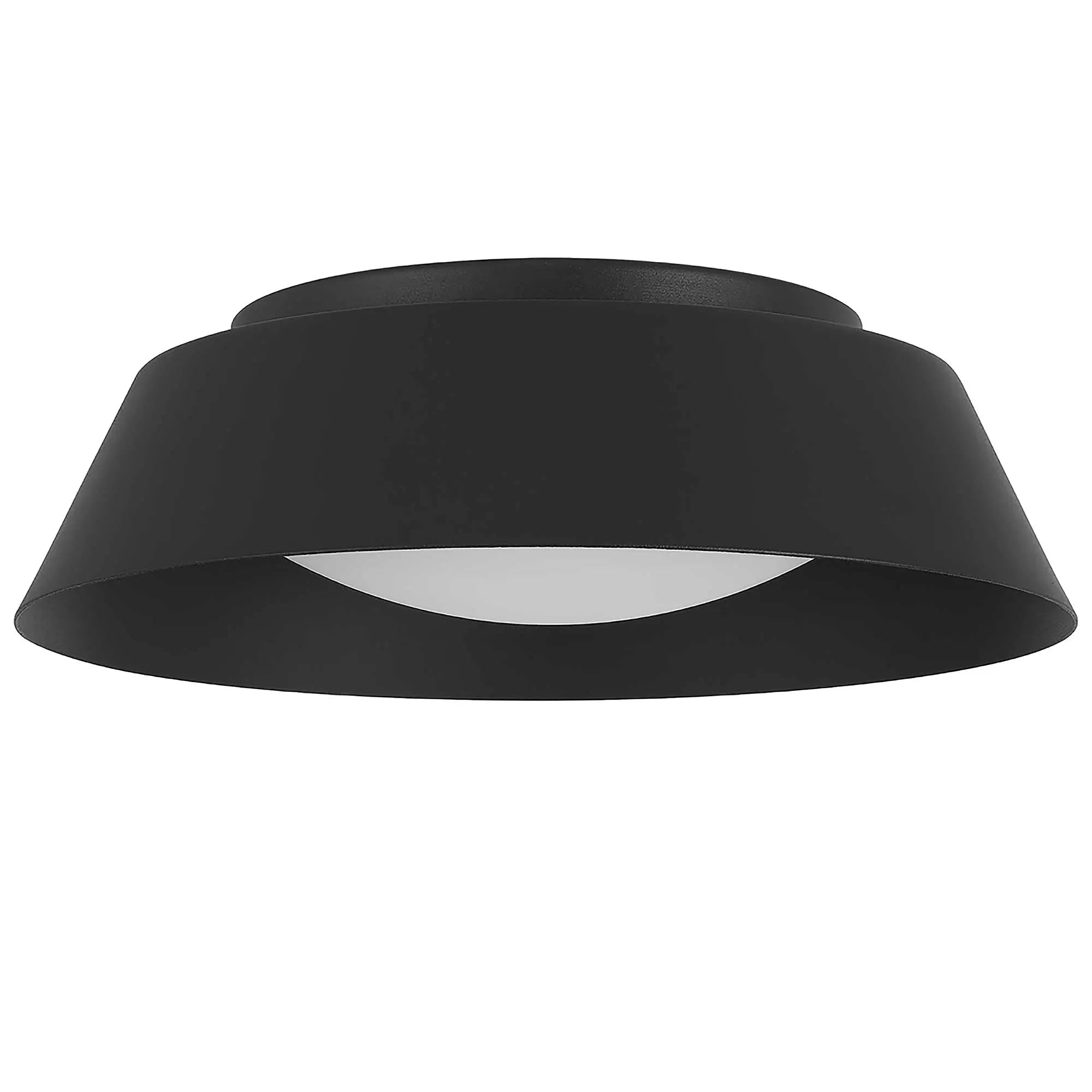 Alteck Pez 11-Inch Black LED Outdoor Flush Mount Light - AFM0066-5CCT-W-BK - Product Image 2