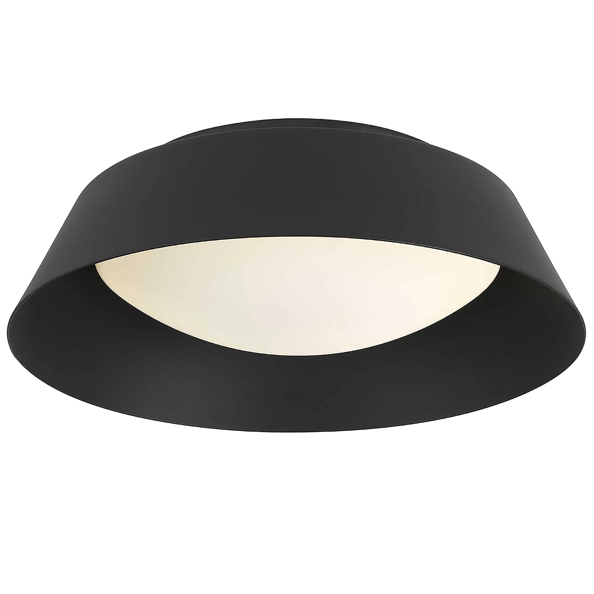 Alteck Pez 11-Inch Black LED Outdoor Flush Mount Light - AFM0066-5CCT-W-BK - Product Image 4