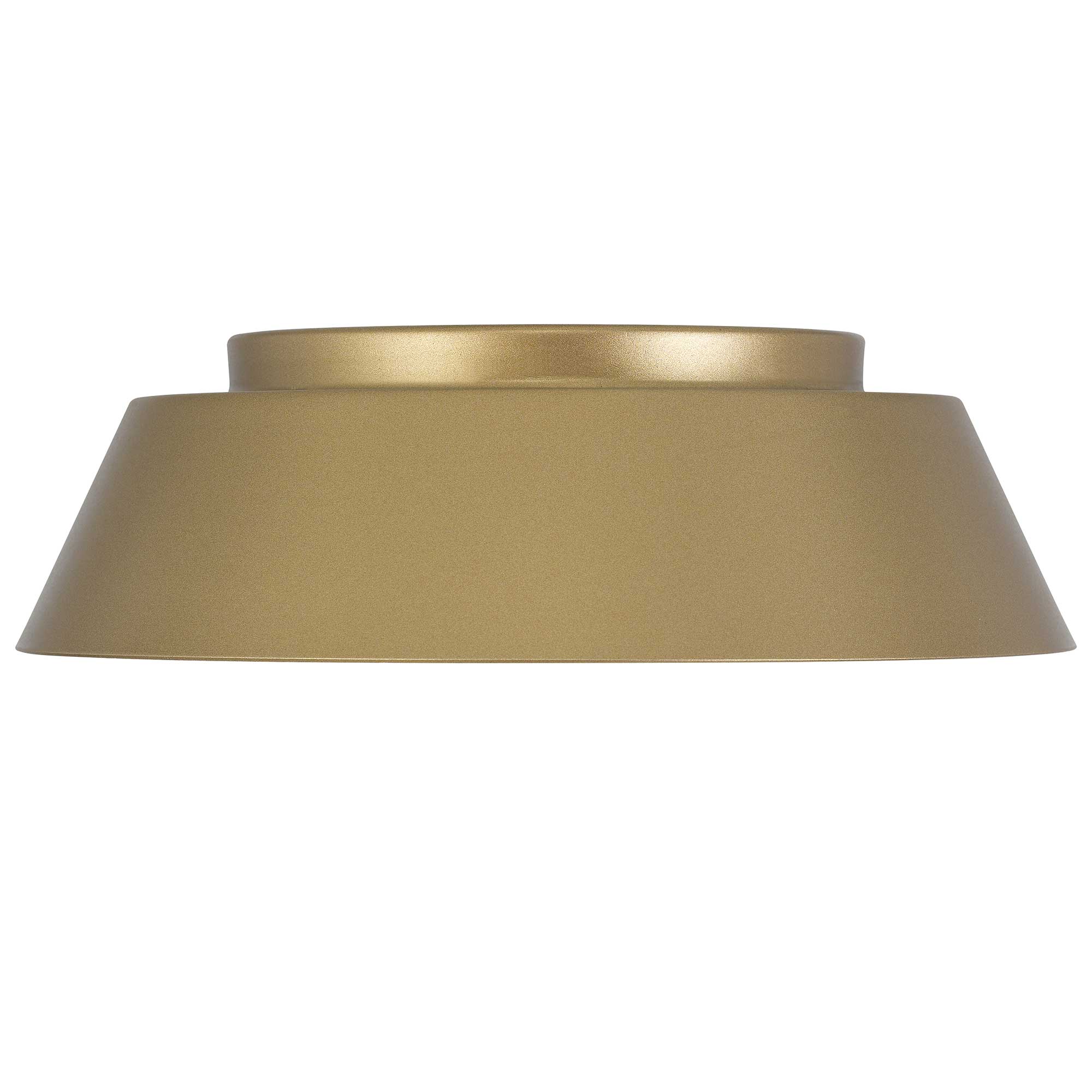 Alteck Pez 11-Inch Painted Brass LED Outdoor Flush Mount Light - AFM0066-5CCT-W-PB - Product Image 3