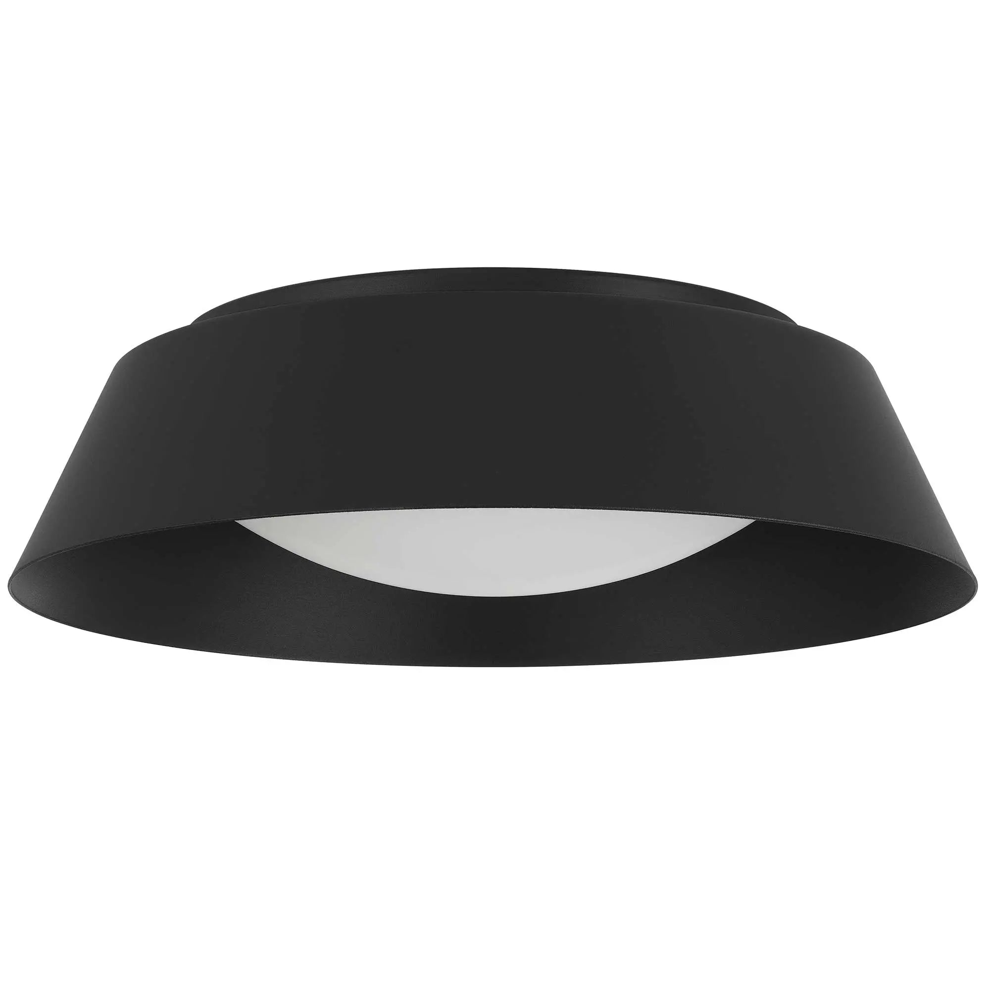Alteck Pez 15-Inch Black LED Outdoor Flush Mount Light - AFM0067-5CCT-W-BK - Product Image 2