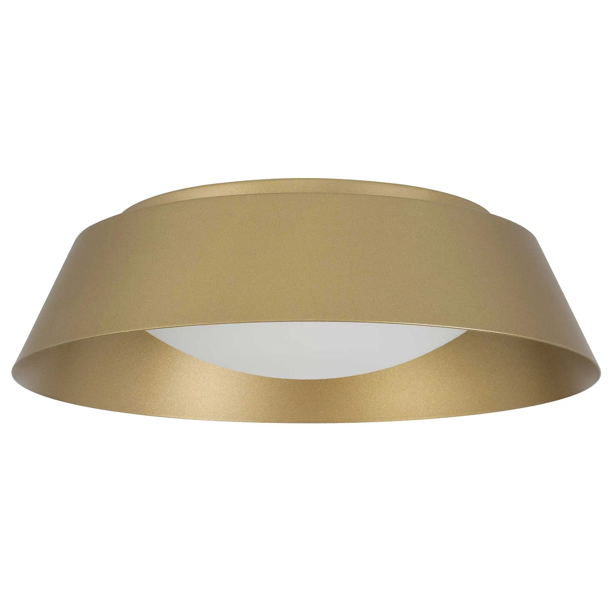 Alteck Pez 15-Inch Painted Brass LED Outdoor Flush Mount Light - AFM0067-5CCT-W-PB - Product Image 2