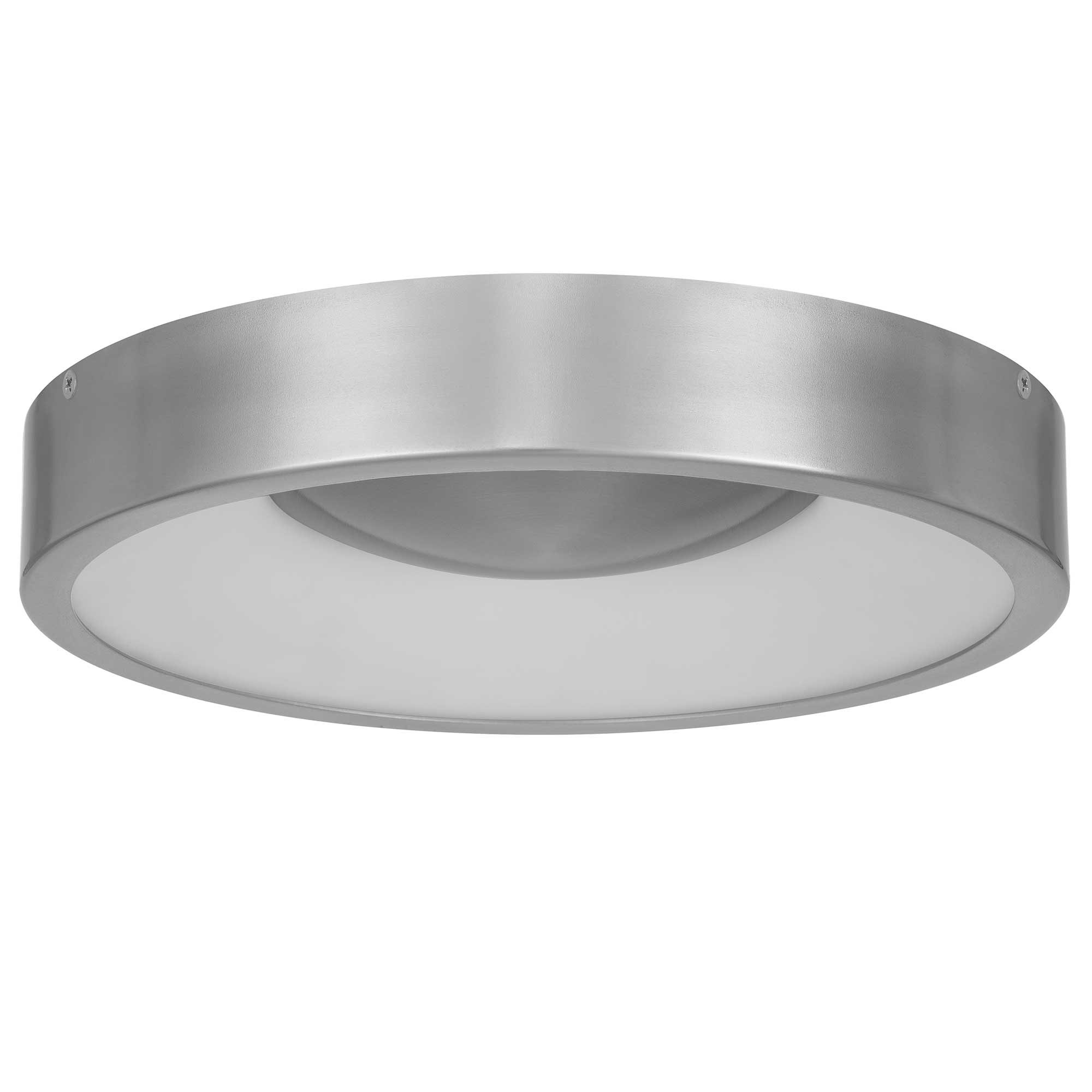 Alteck Stellar 11-Inch Brushed Aluminum LED Outdoor Flush Mount Light - AFM0068-5CCT-W-BA - Product Image 2