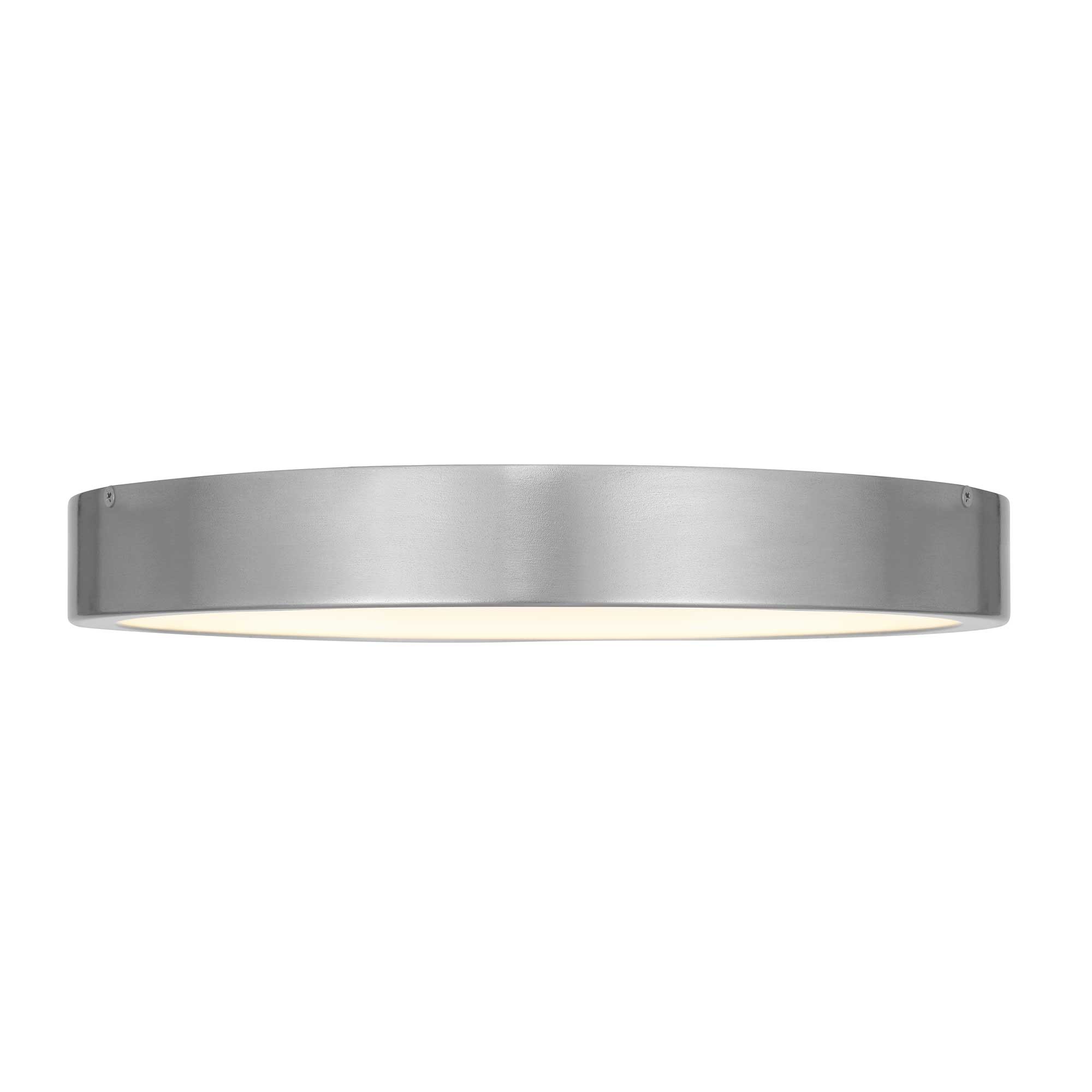 Alteck Stellar 14-Inch Brushed Aluminum LED Outdoor Flush Mount Light - AFM0069-5CCT-W-BA - Product Image 3