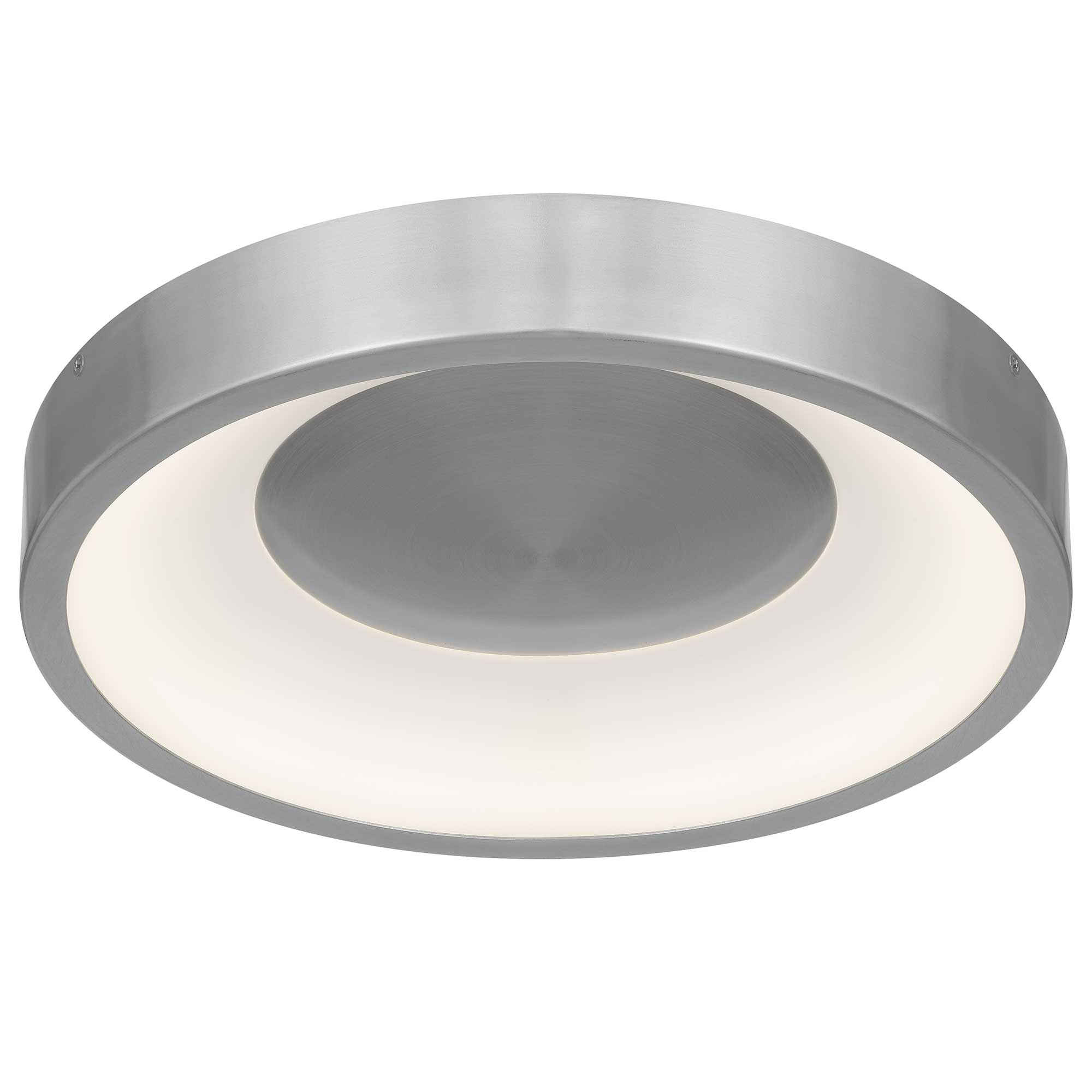 Alteck Stellar 14-Inch Brushed Aluminum LED Outdoor Flush Mount Light - AFM0069-5CCT-W-BA - Product Image 4