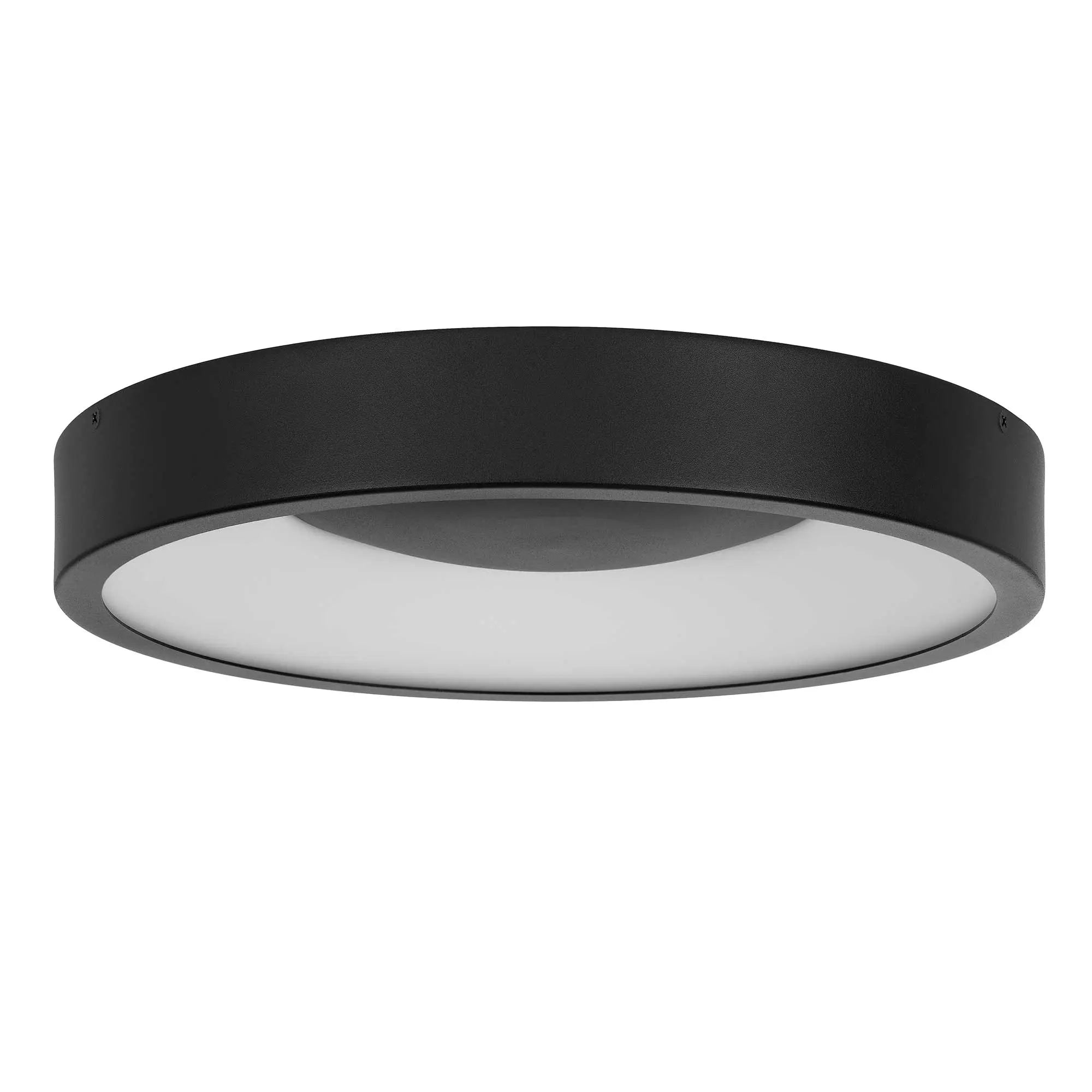 Alteck Stellar 14-Inch Black LED Outdoor Flush Mount Light - AFM0069-5CCT-W-BK - Product Image 2