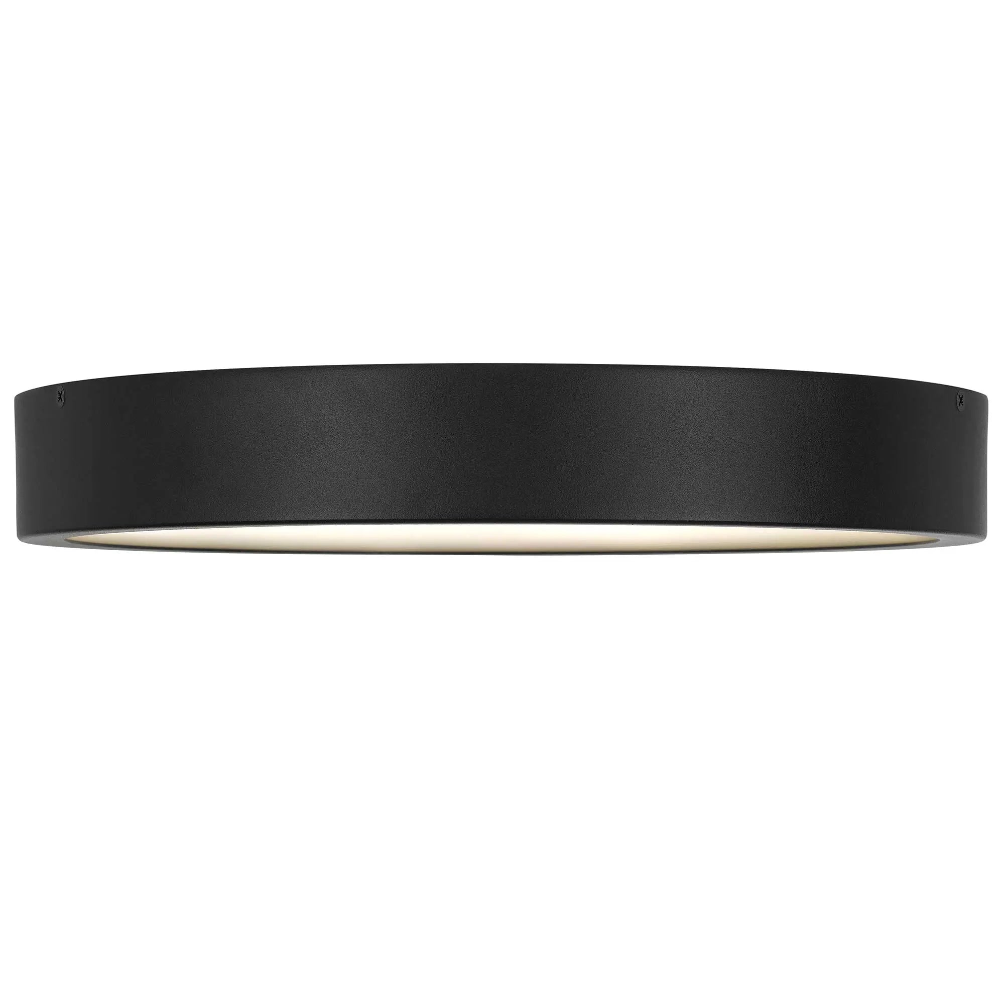 Alteck Stellar 14-Inch Black LED Outdoor Flush Mount Light - AFM0069-5CCT-W-BK - Product Image 3