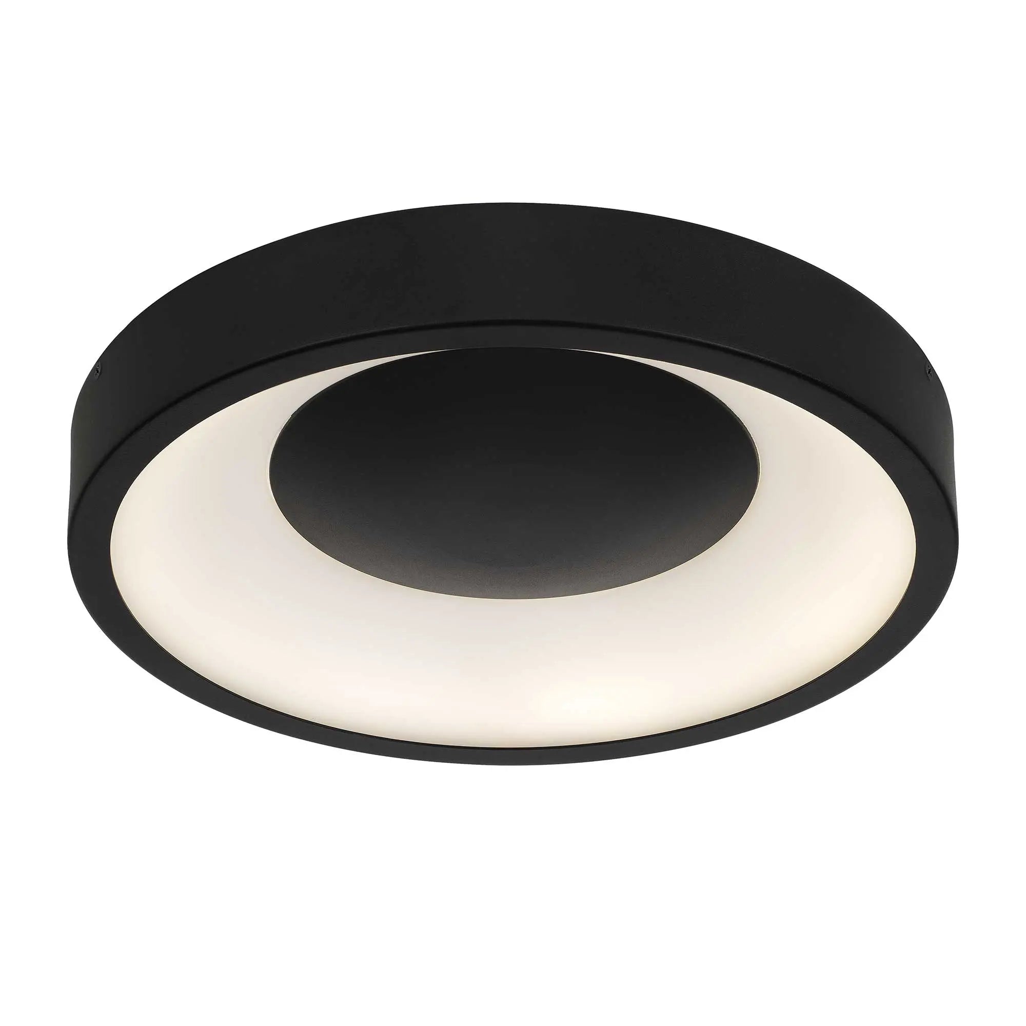 Alteck Stellar 14-Inch Black LED Outdoor Flush Mount Light - AFM0069-5CCT-W-BK - Product Image 4