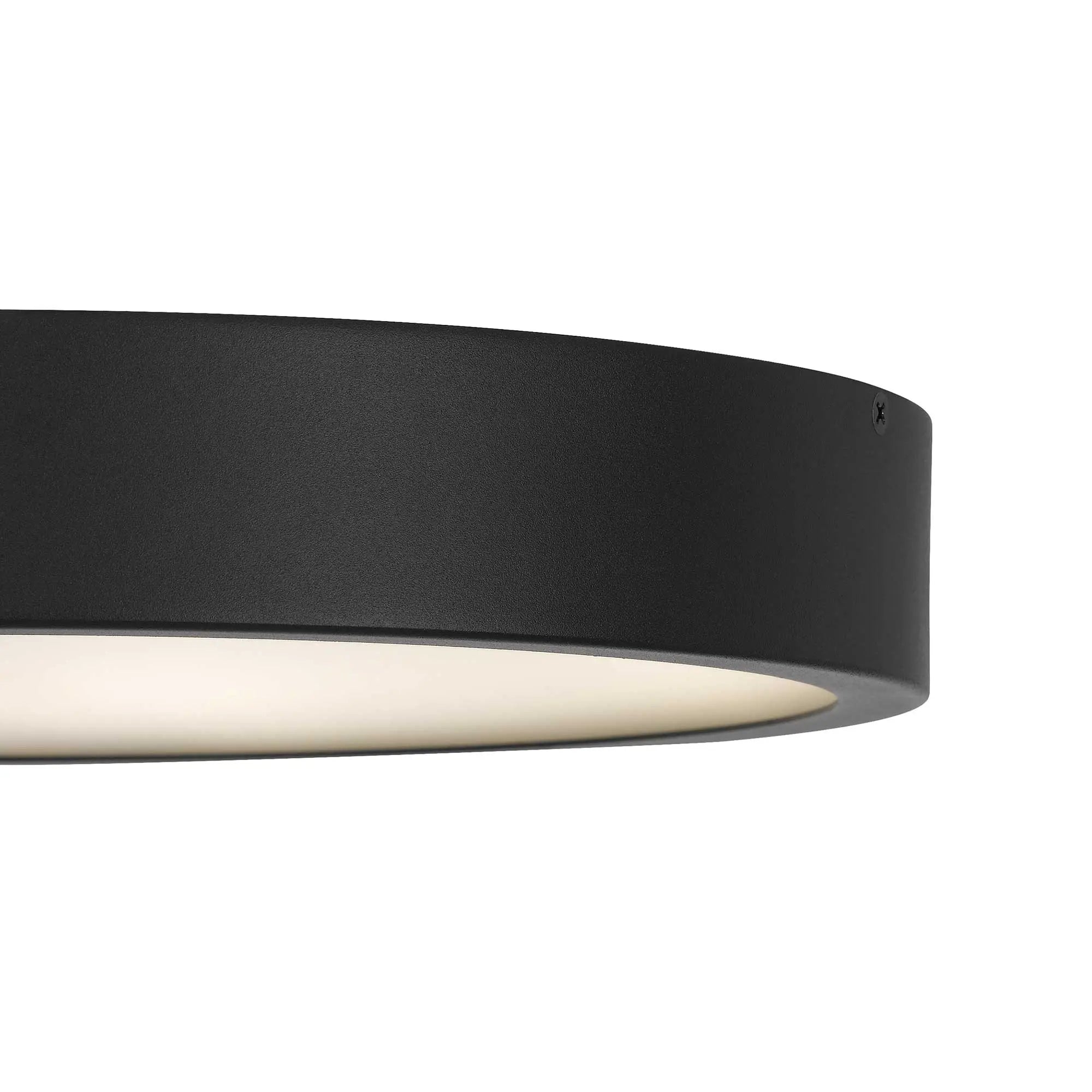 Alteck Stellar 14-Inch Black LED Outdoor Flush Mount Light - AFM0069-5CCT-W-BK - Product Image 5