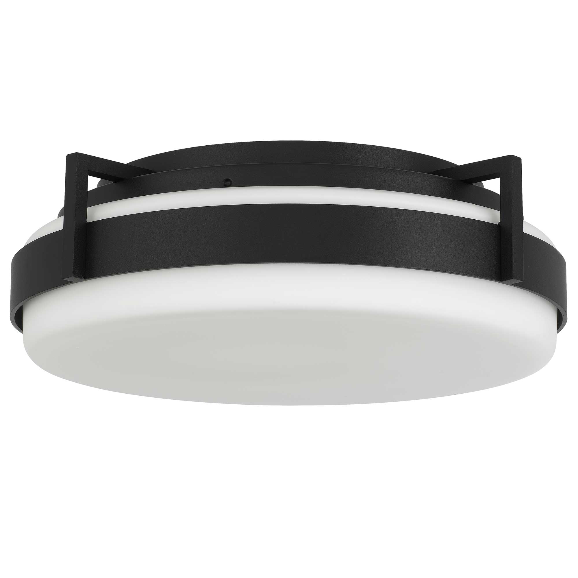Alteck Ted 15-Inch Sand black LED Outdoor Flush Mount Light - AFM0086-5CCT-W-BK - Product Image 2