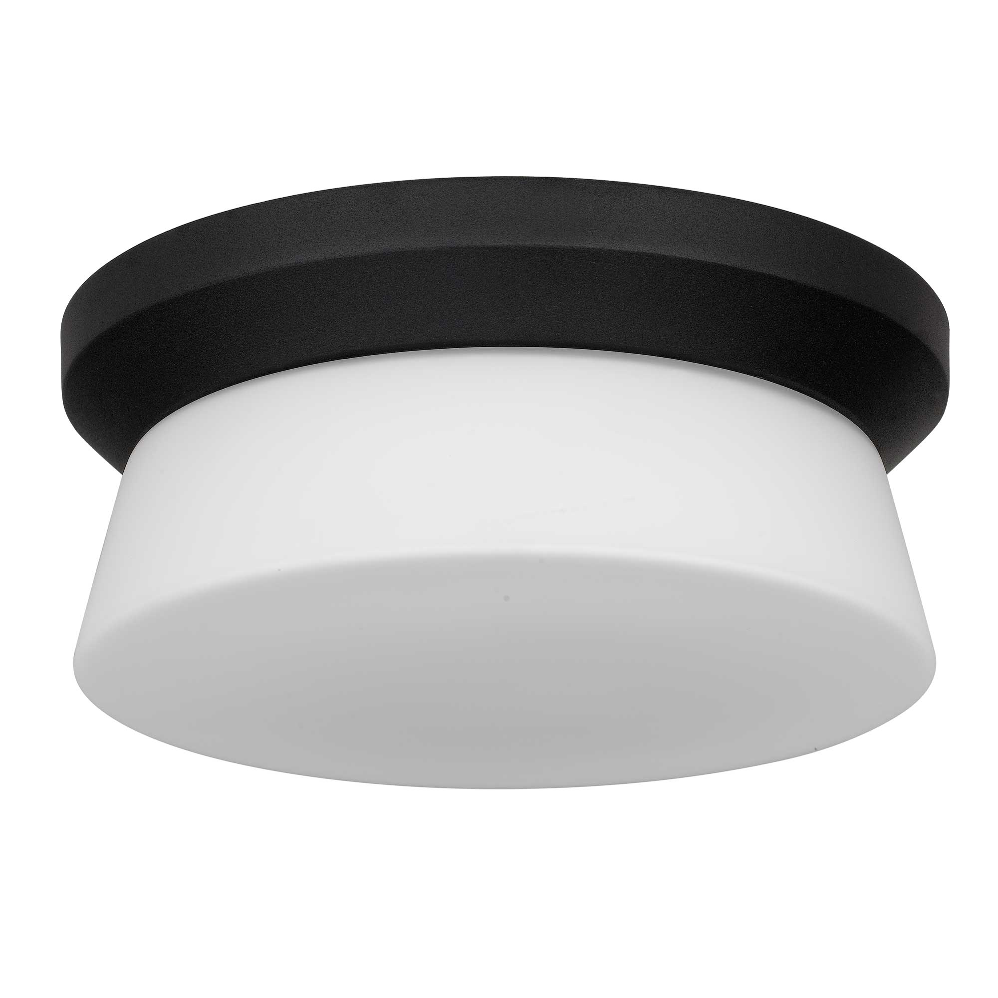 Alteck Skirt 11-Inch Black 3-CCT LED Outdoor Flush Mount Light - AFM0148-3CCT-W-BK - Product Image 2