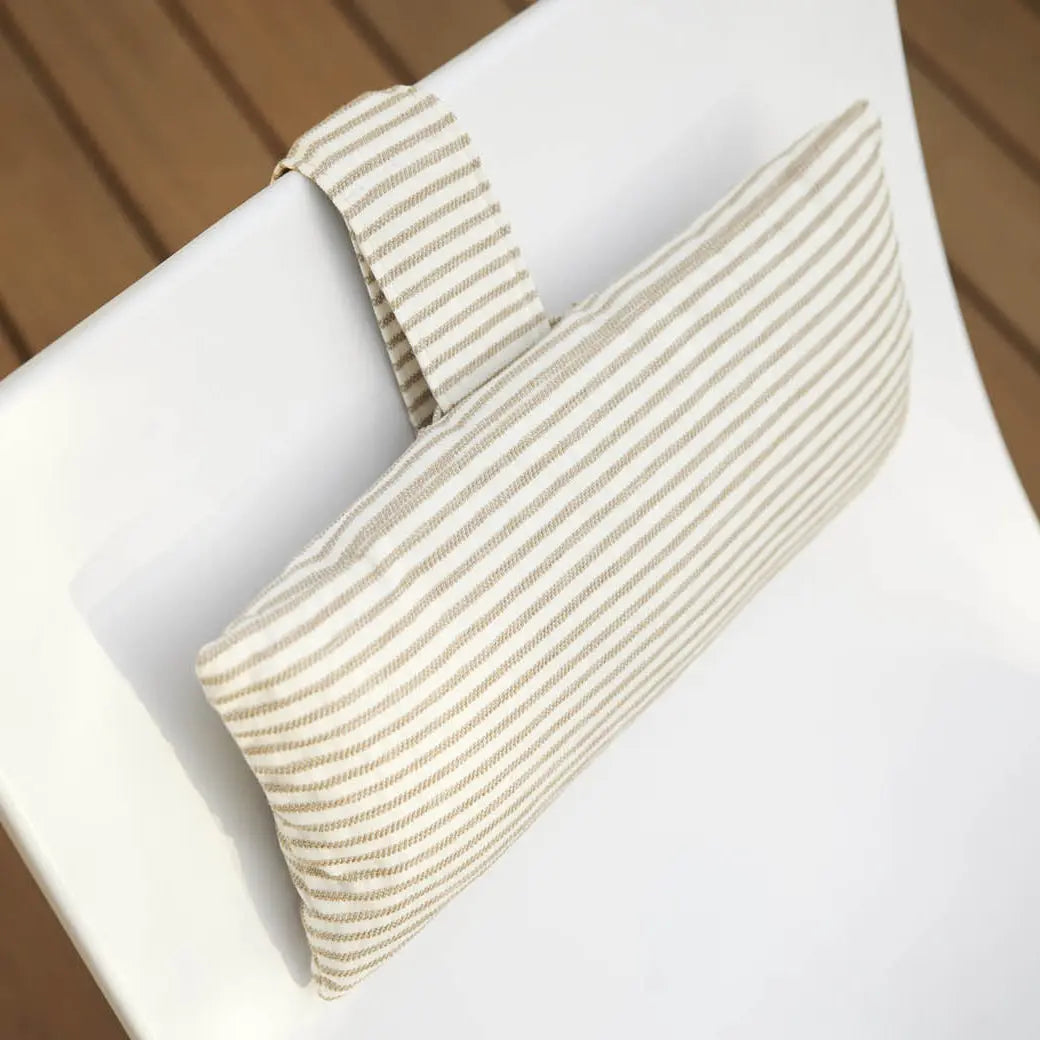 Ledge Lounger Autograph Chaise Headrest Pillow Outdoor Fabric - view 2