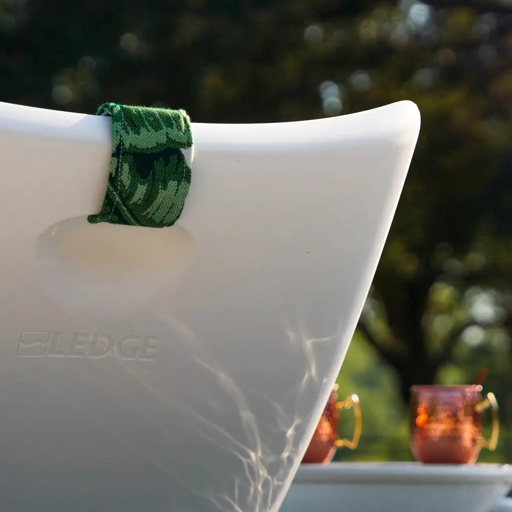 Ledge Lounger Autograph Chaise Headrest Pillow Outdoor Fabric - view 6