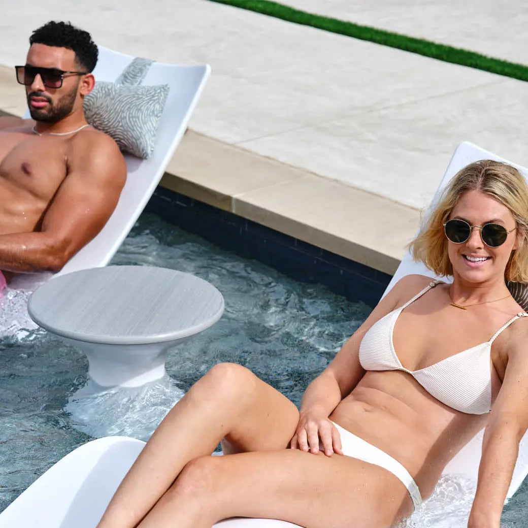 Ledge Lounger Autograph Standard Side Table Resin In-Pool Side Table - view 2