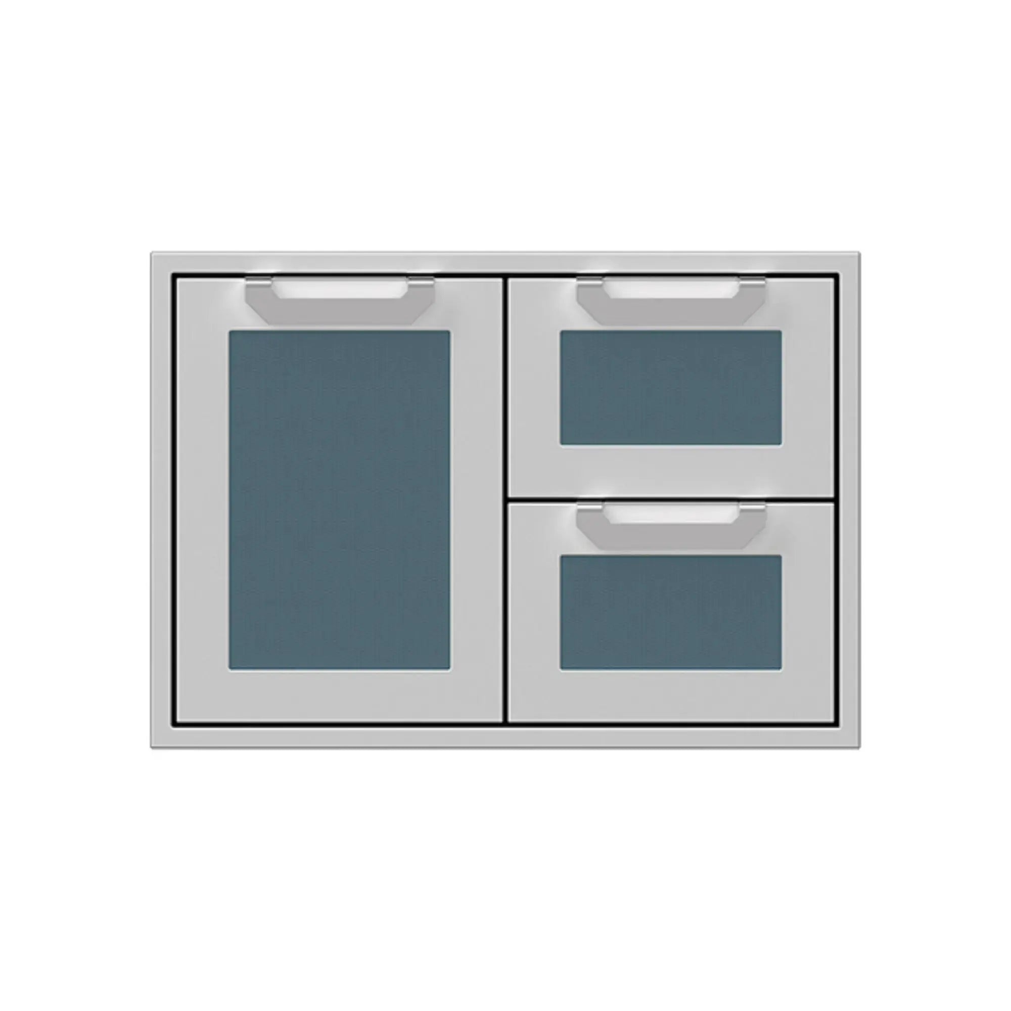 Hestan 30-Inch Outdoor Kitchen Double Drawer & Storage Door Combo Hestan