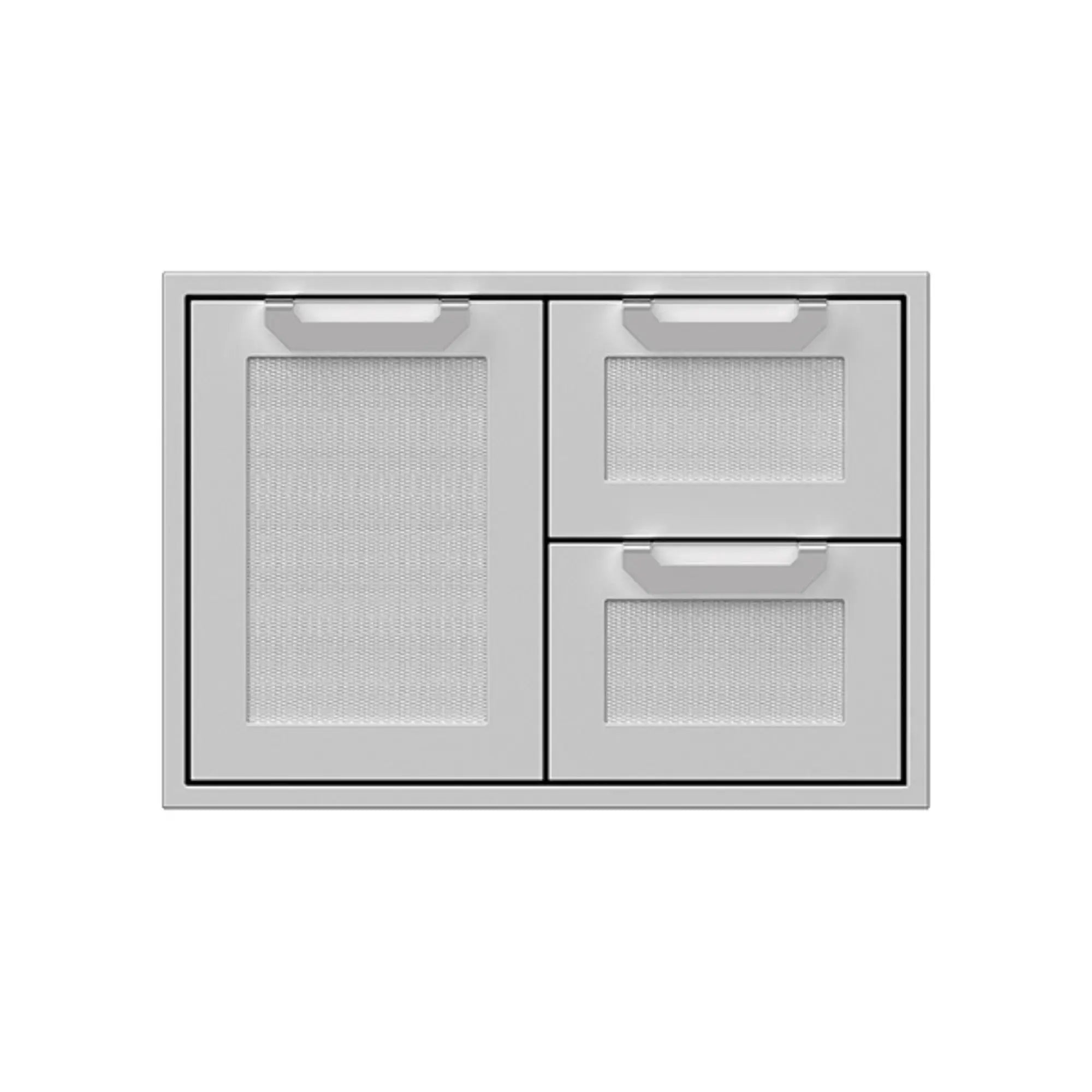 Hestan 30-Inch Outdoor Kitchen Double Drawer & Storage Door Combo Hestan