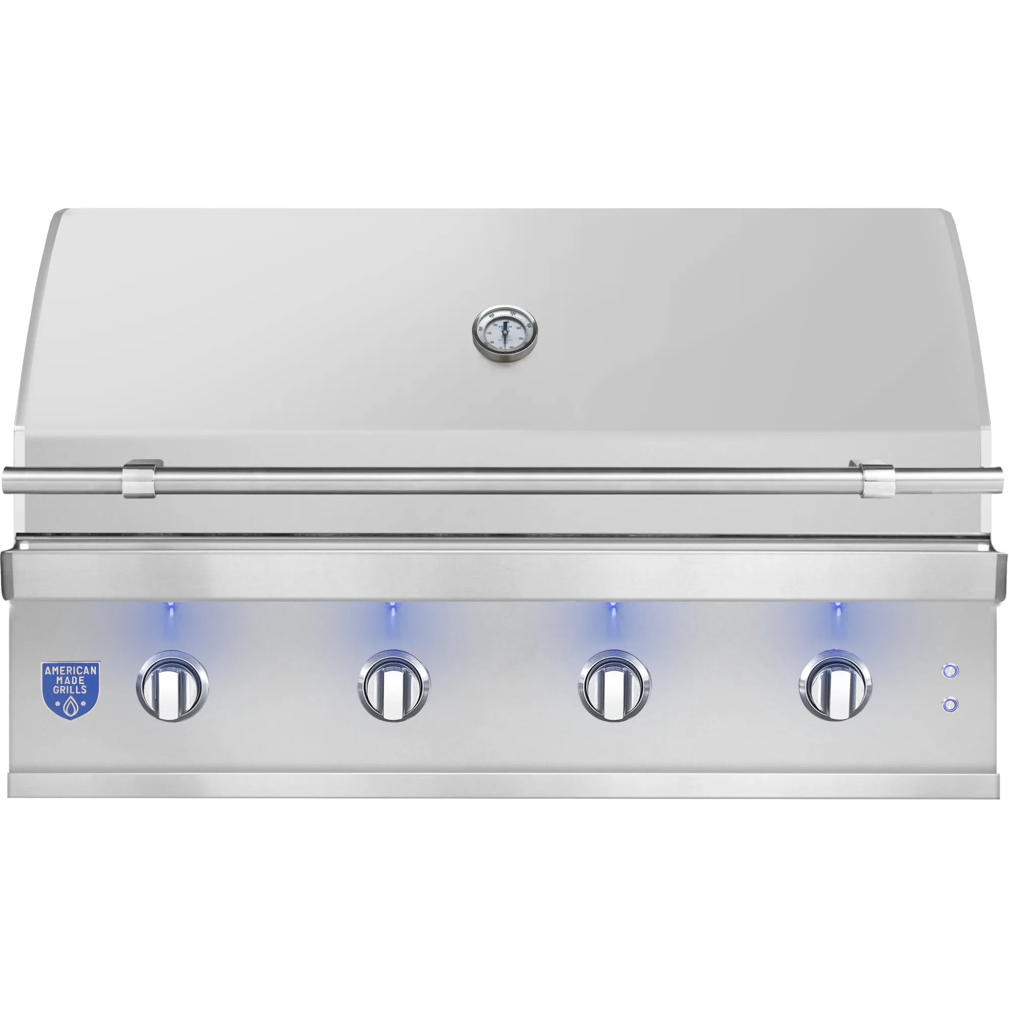 American Made Grills Atlas 42" 3-Burner Built-In Gas Grill — 49,500 BTU w/ Ceramic Briquettes — ATS42-B American Made Grills