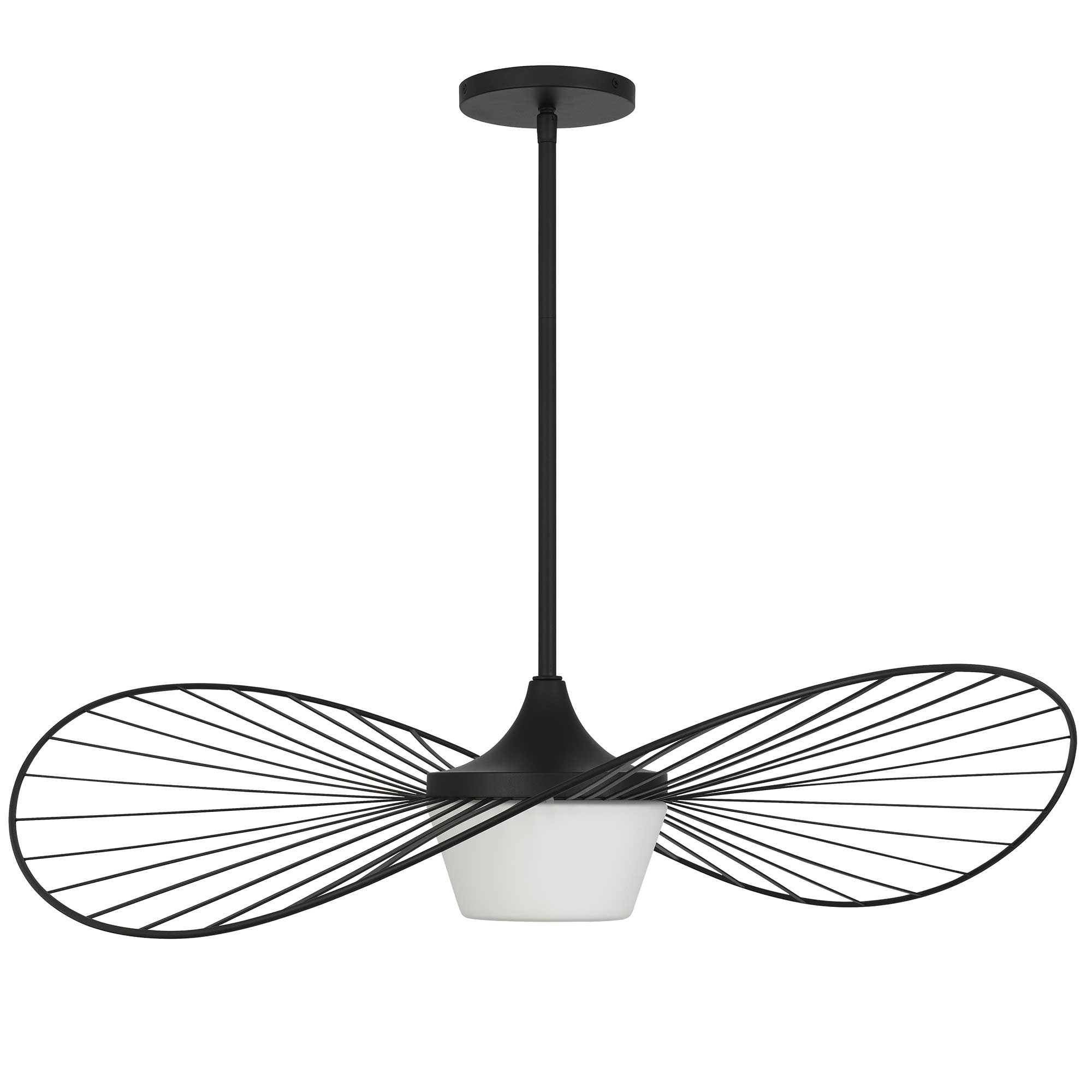 Alteck New Wave 34-Inch Black LED Outdoor Pendant Light - AP0070-5CCT-W-BK - Product Image 2