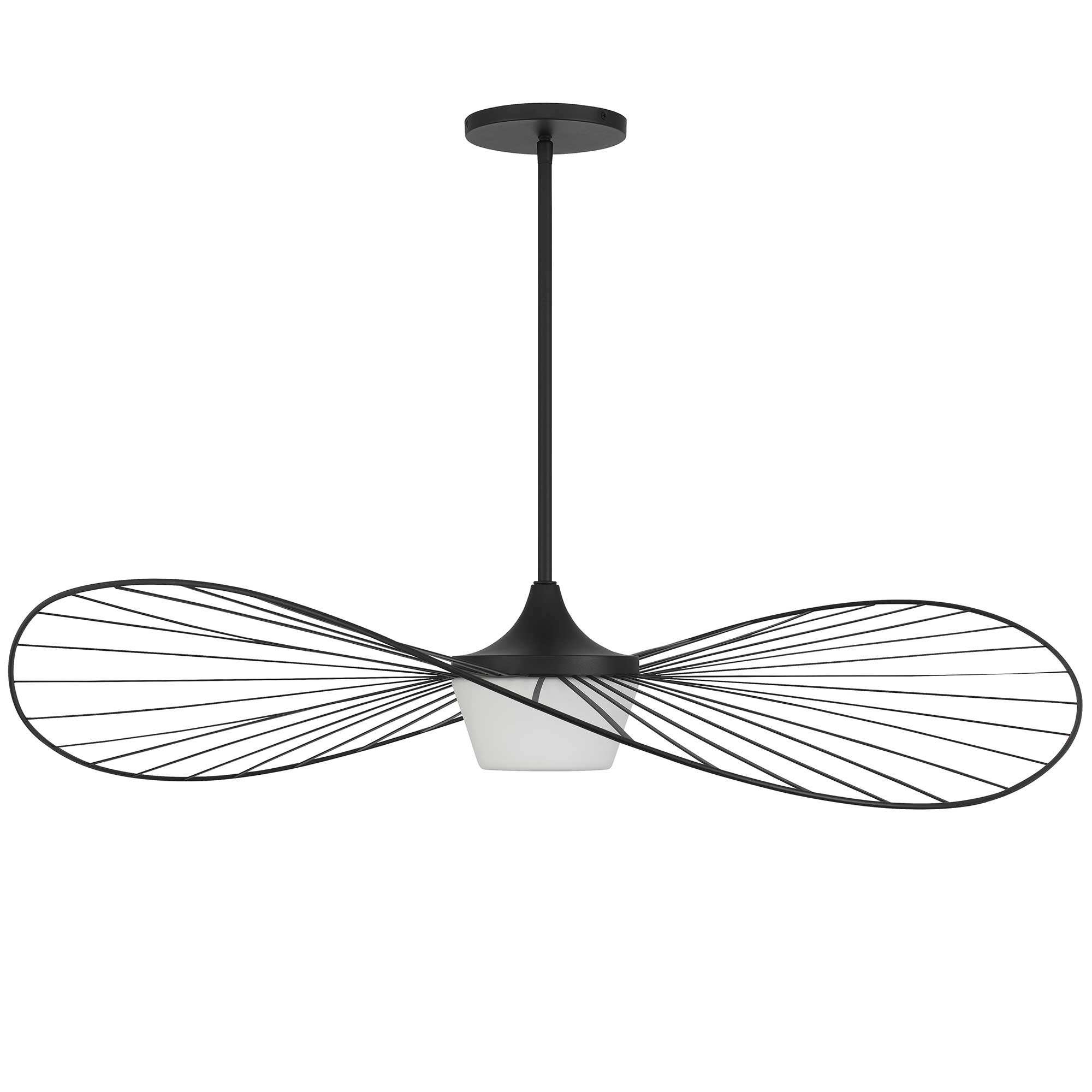 Alteck New Wave 44-Inch Black LED Outdoor Pendant Light - AP0071-5CCT-W-BK - Product Image 2