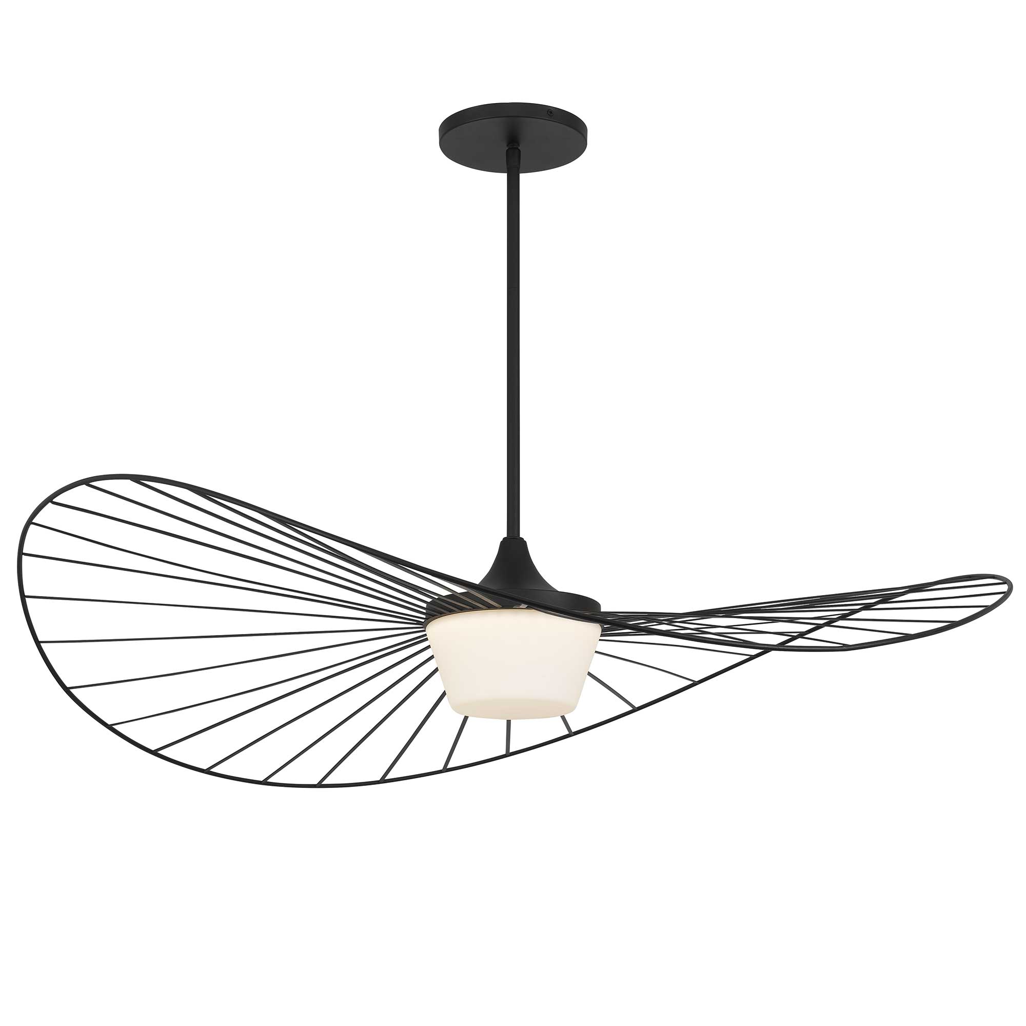 Alteck New Wave 44-Inch Black LED Outdoor Pendant Light - AP0071-5CCT-W-BK - Product Image 3