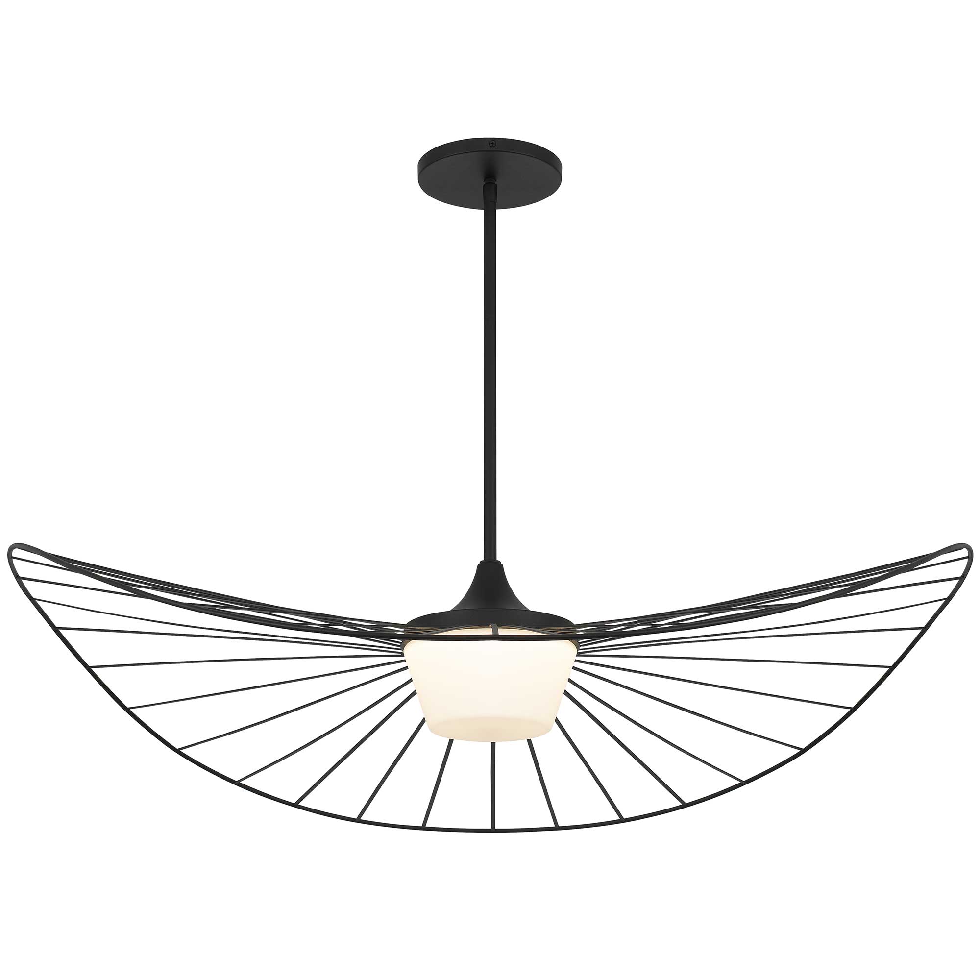 Alteck New Wave 44-Inch Black LED Outdoor Pendant Light - AP0071-5CCT-W-BK - Product Image 4