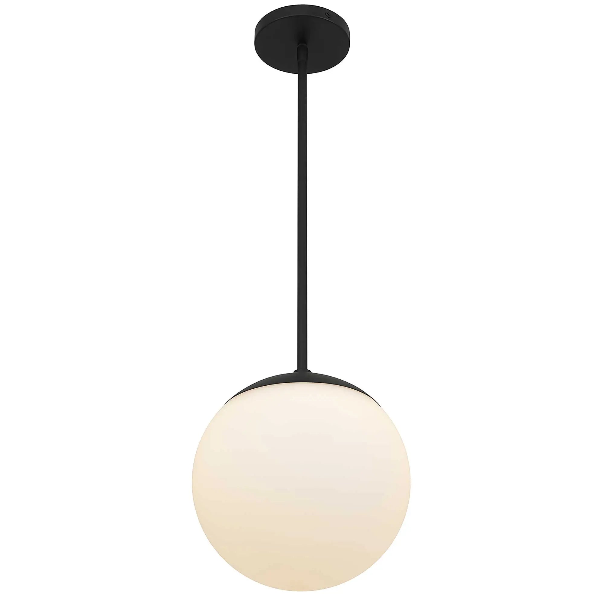 Alteck Rondure 10-Inch Black LED Outdoor Pendant Light - AP0072-5CCT-W-BK - Product Image 3